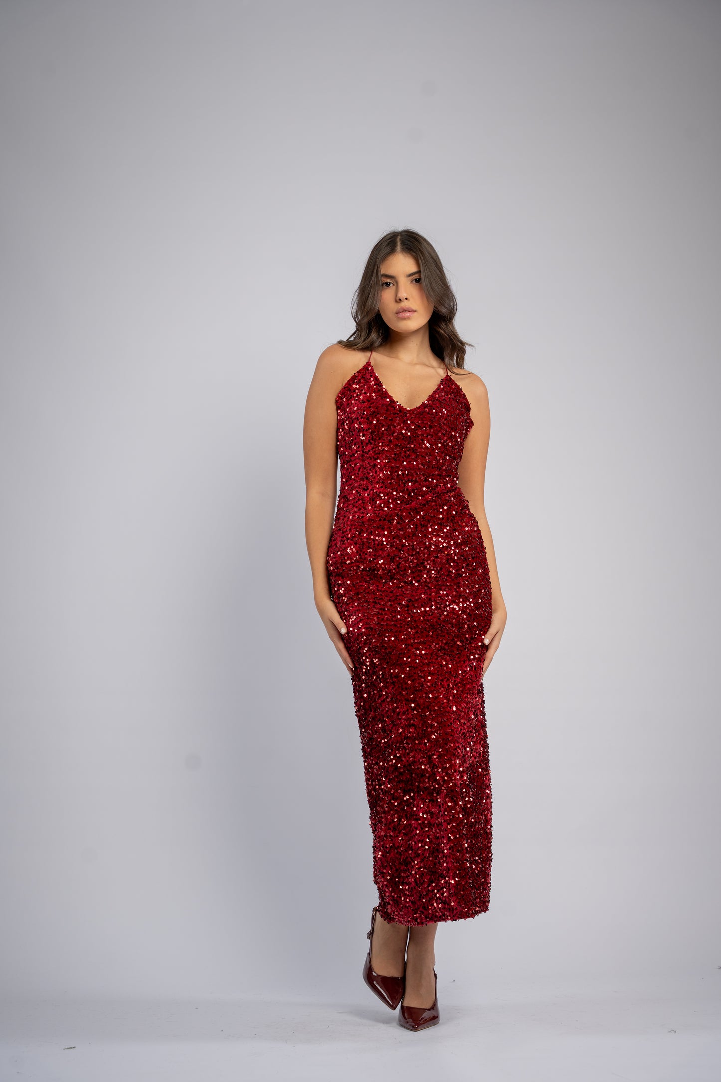Velvet glitter dress