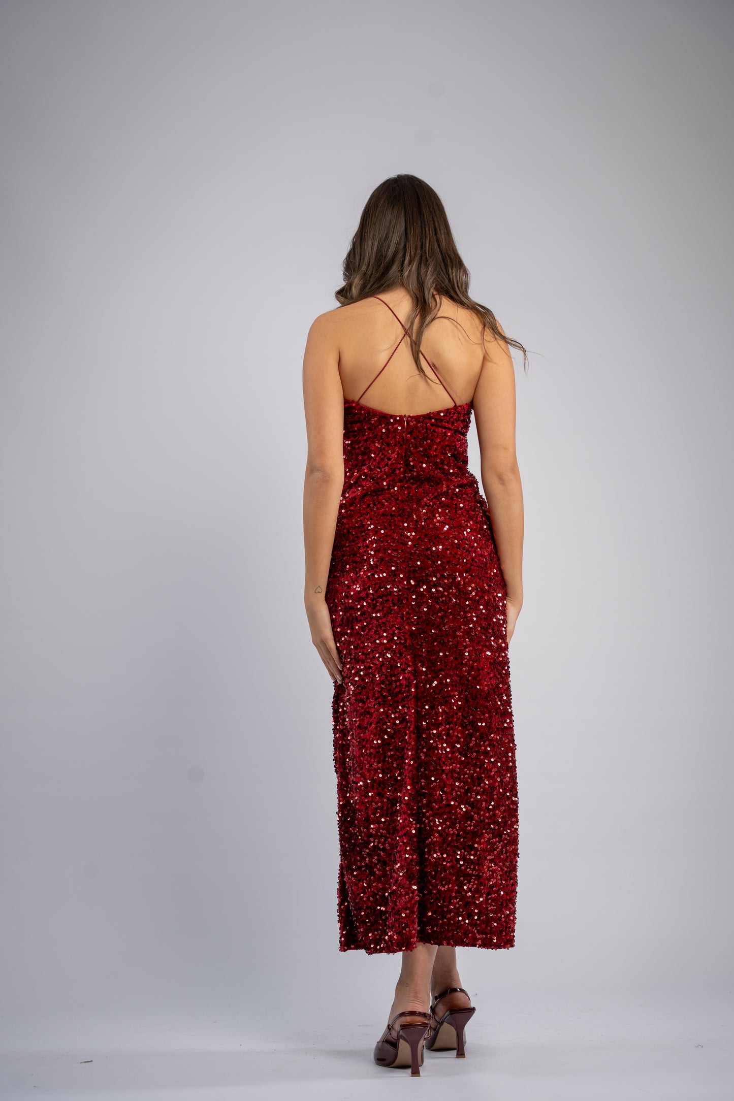 Velvet glitter dress