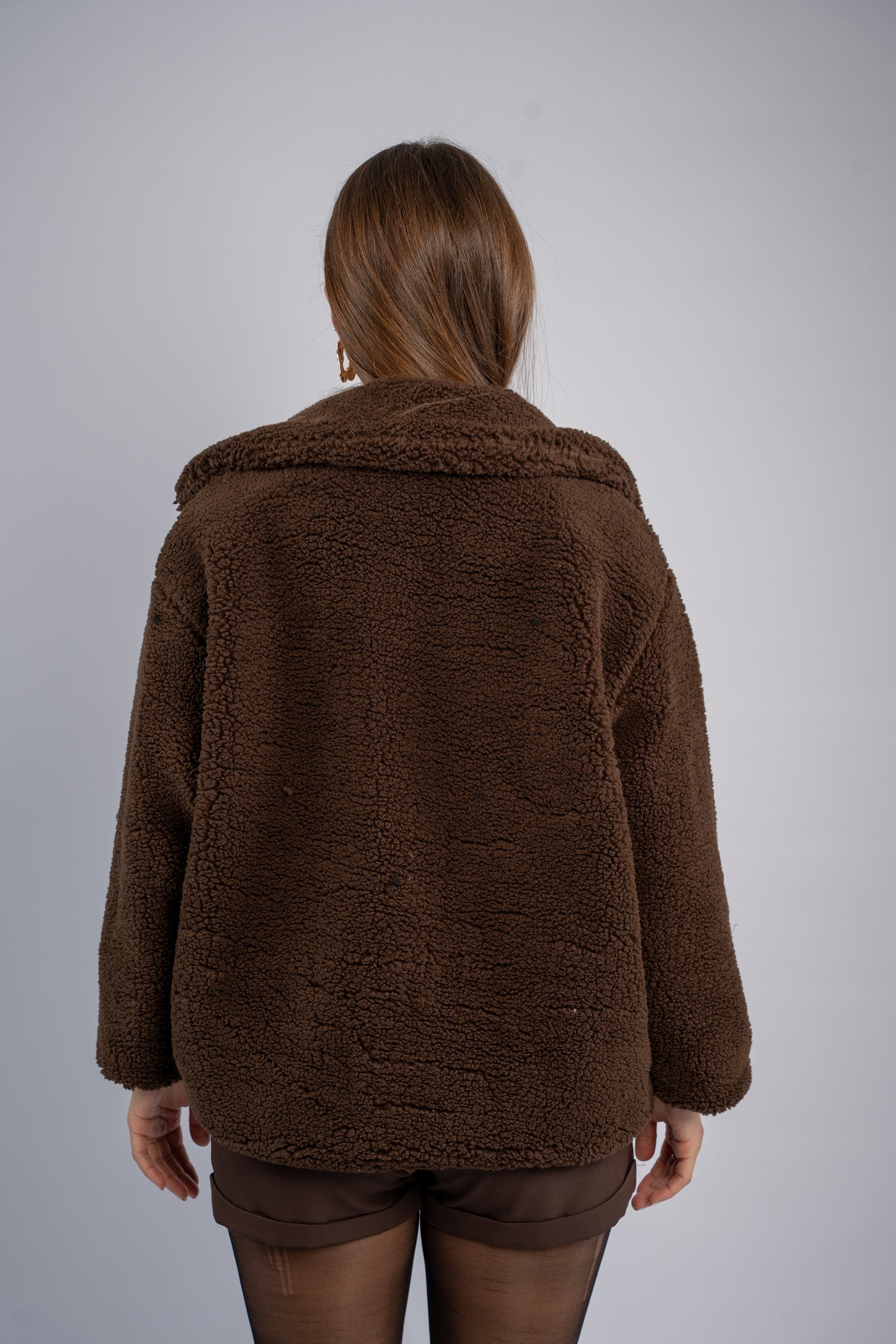 Classic shearling-style jacket