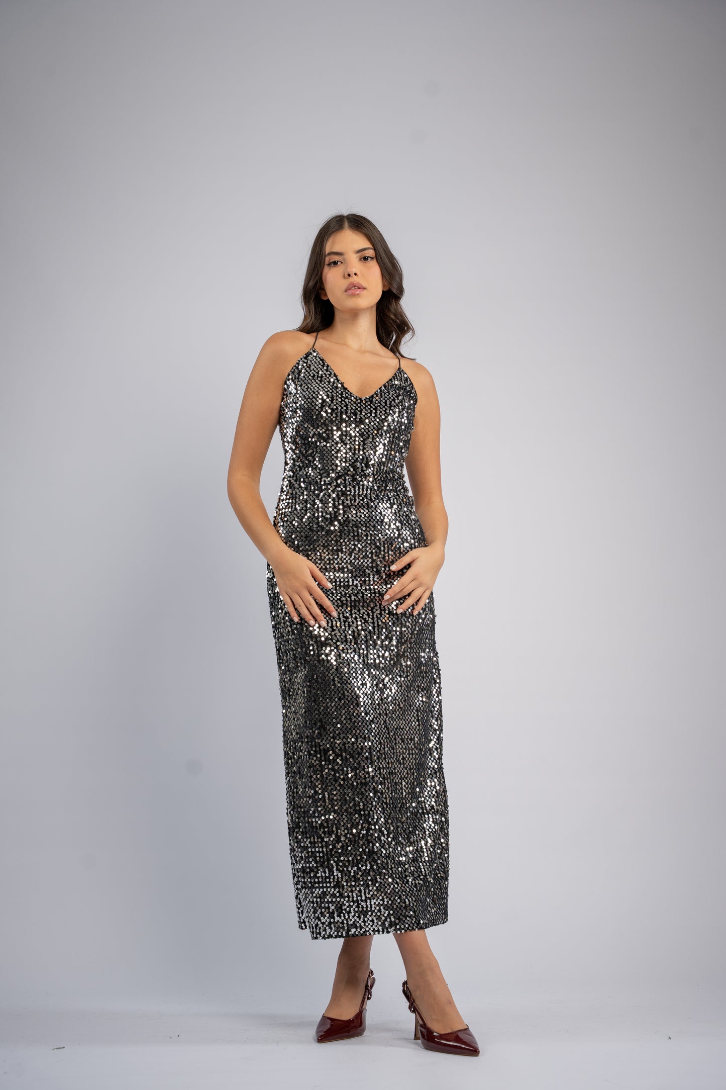 Velvet glitter dress