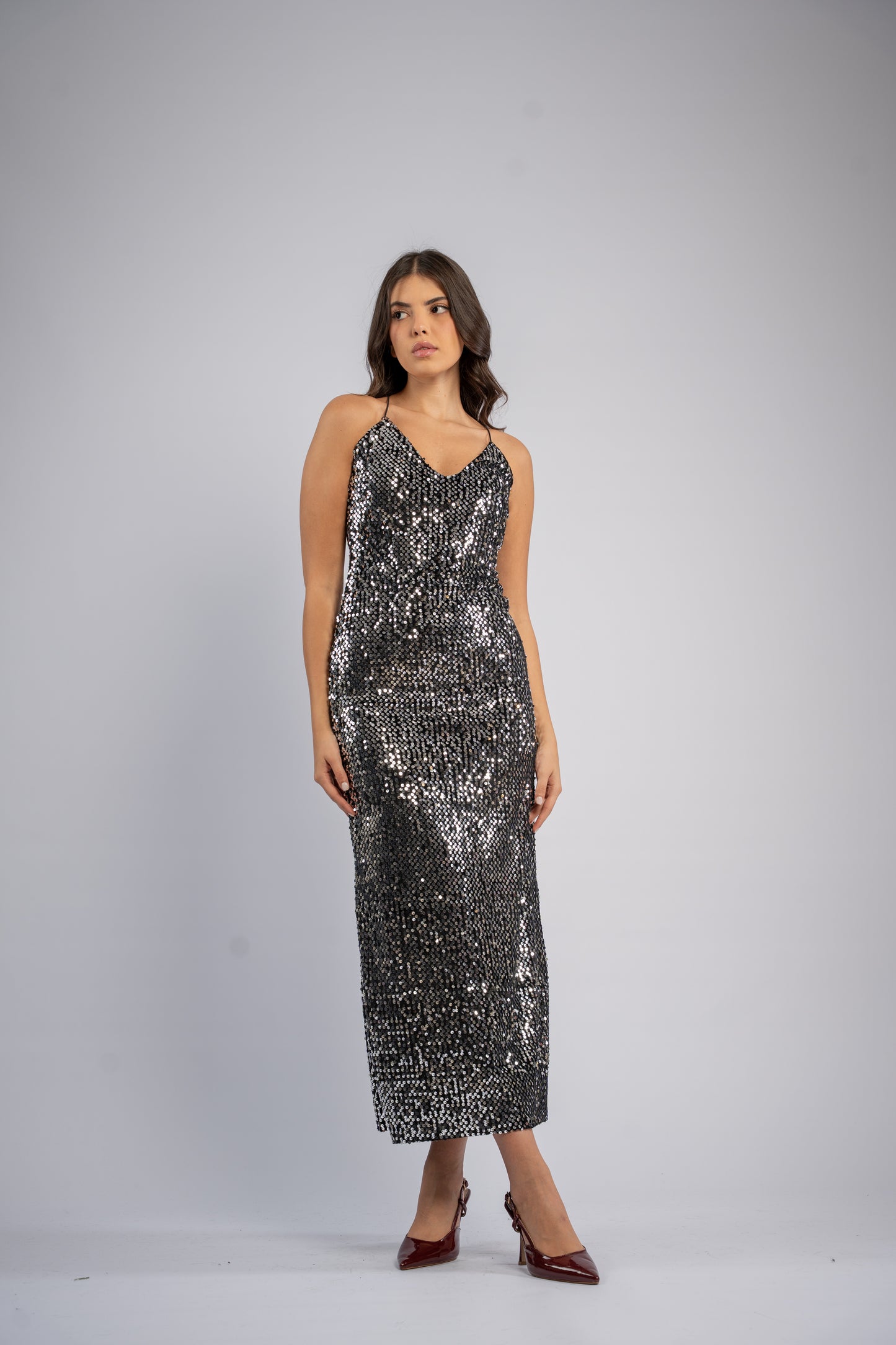 Velvet glitter dress