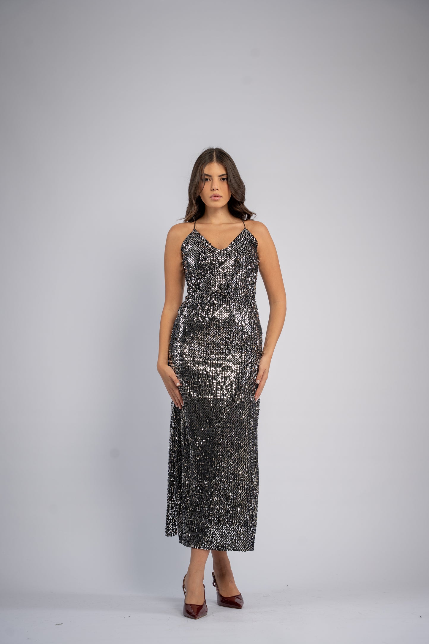 Velvet glitter dress