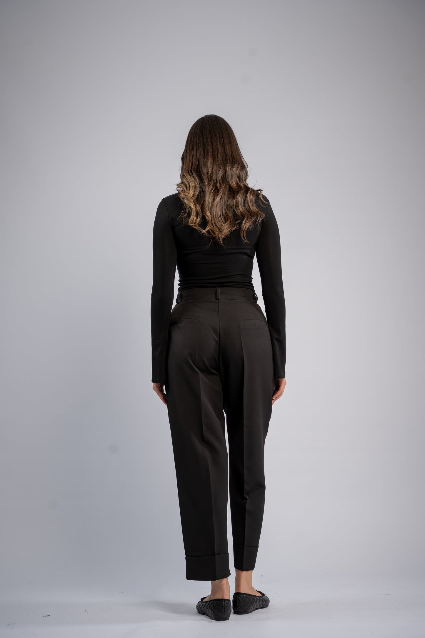 Straight leg trousers