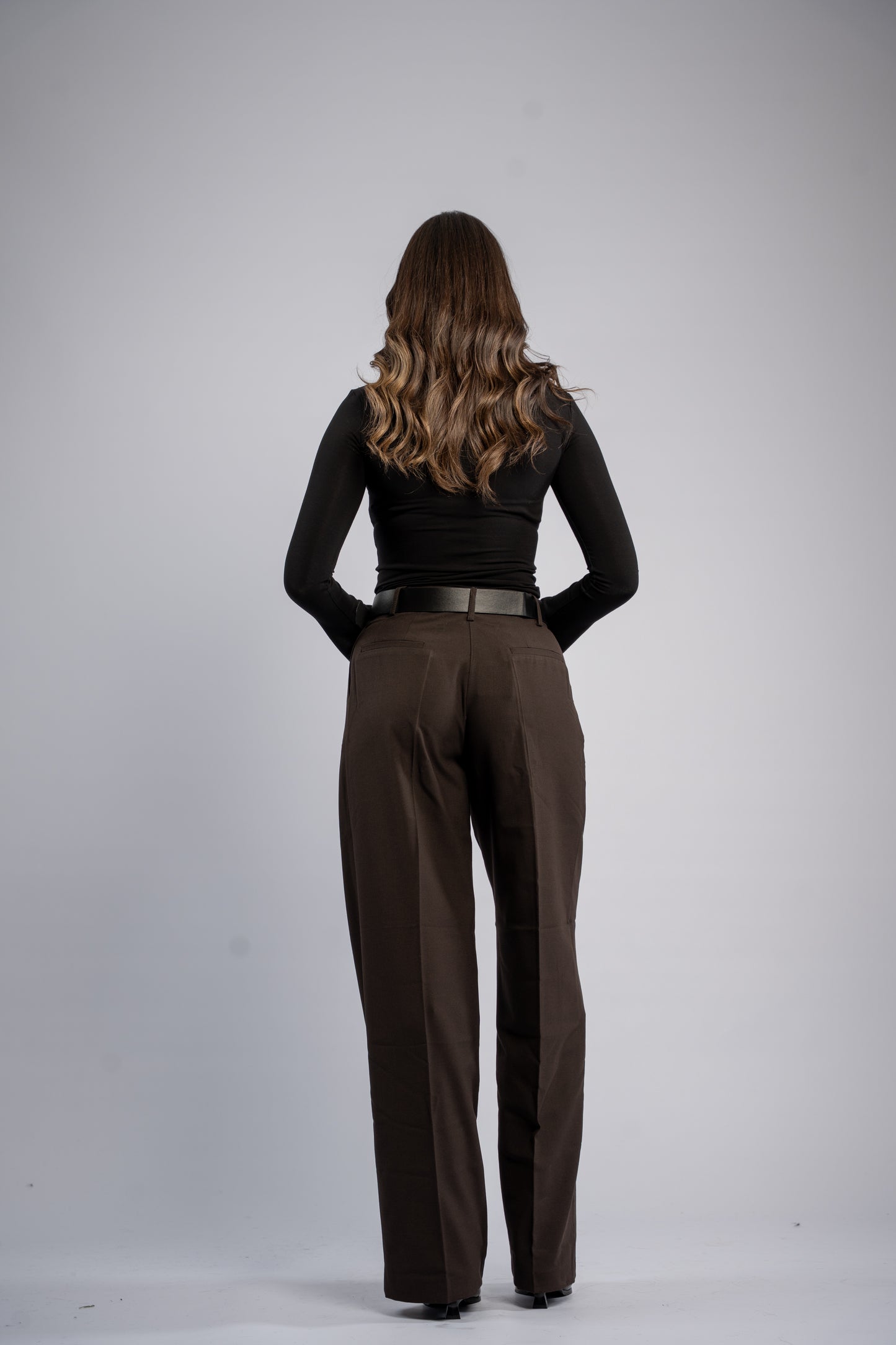 Formal trousers with belt