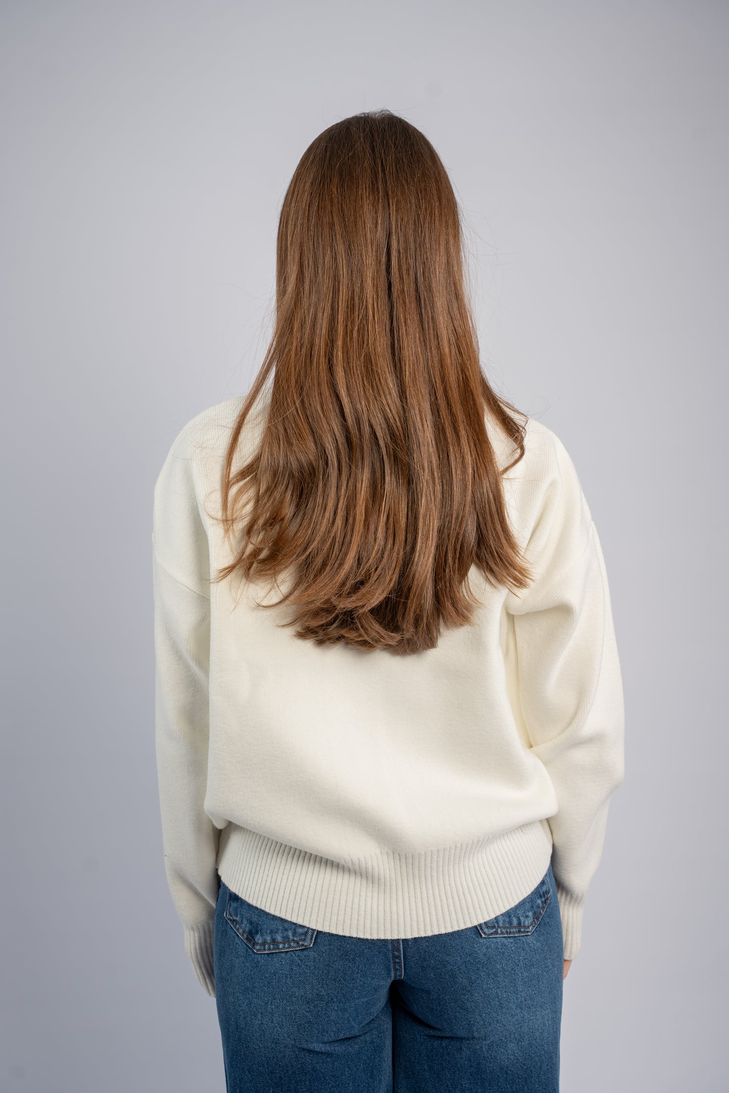 Turtle neck knit top