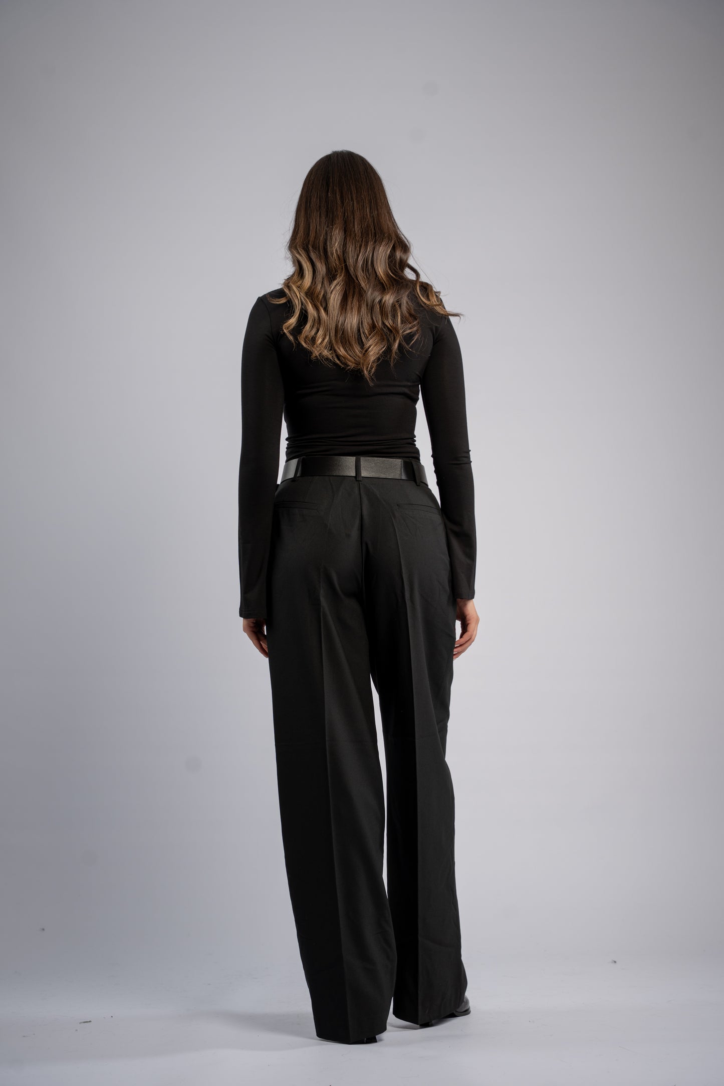 Formal trousers with belt