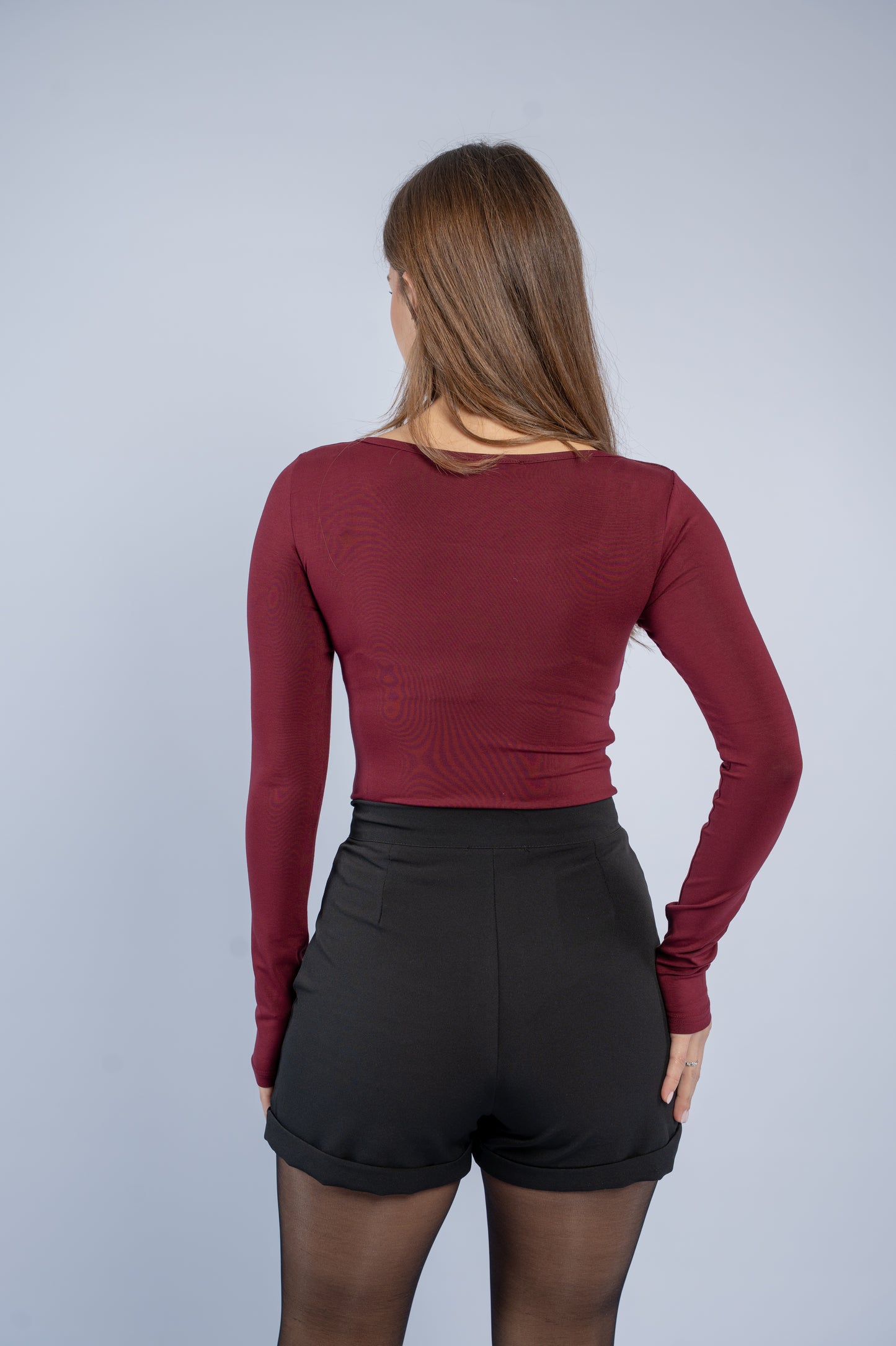 Square neck basic top