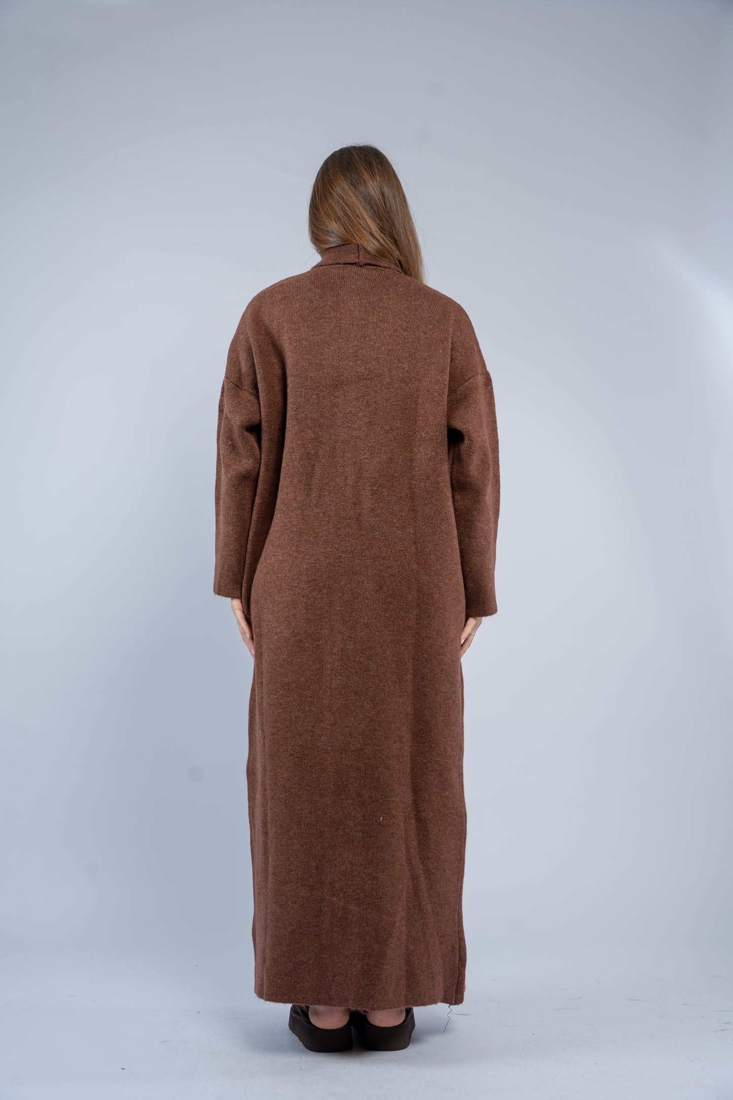 Long dress with cardigan