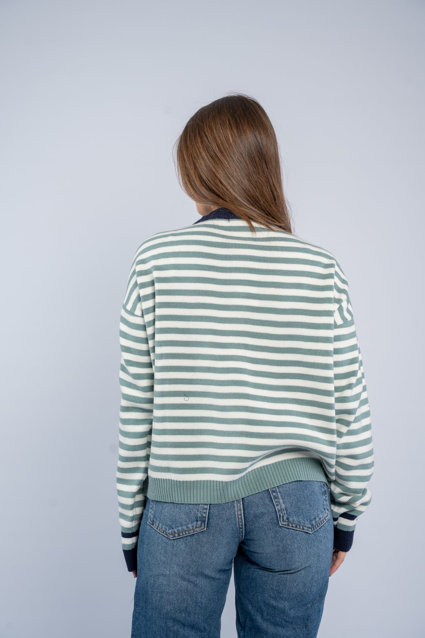 Striped cardigan