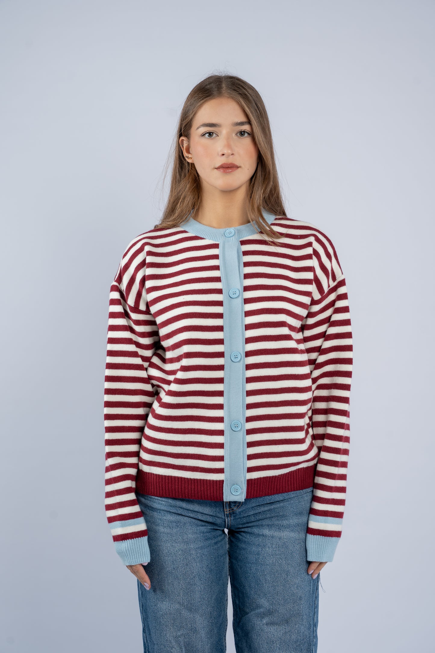 Striped cardigan