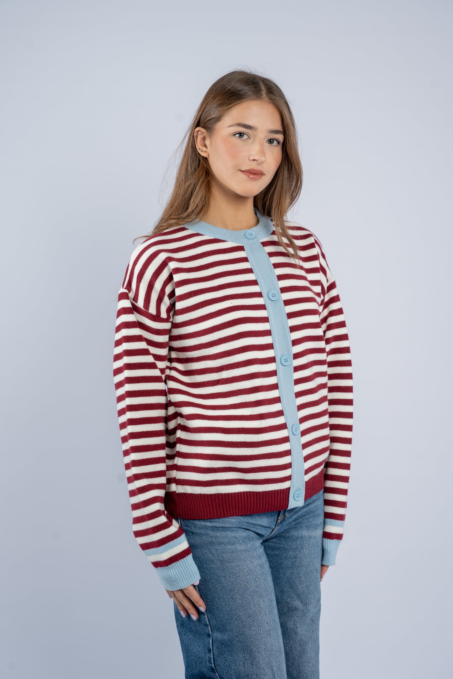 Striped cardigan