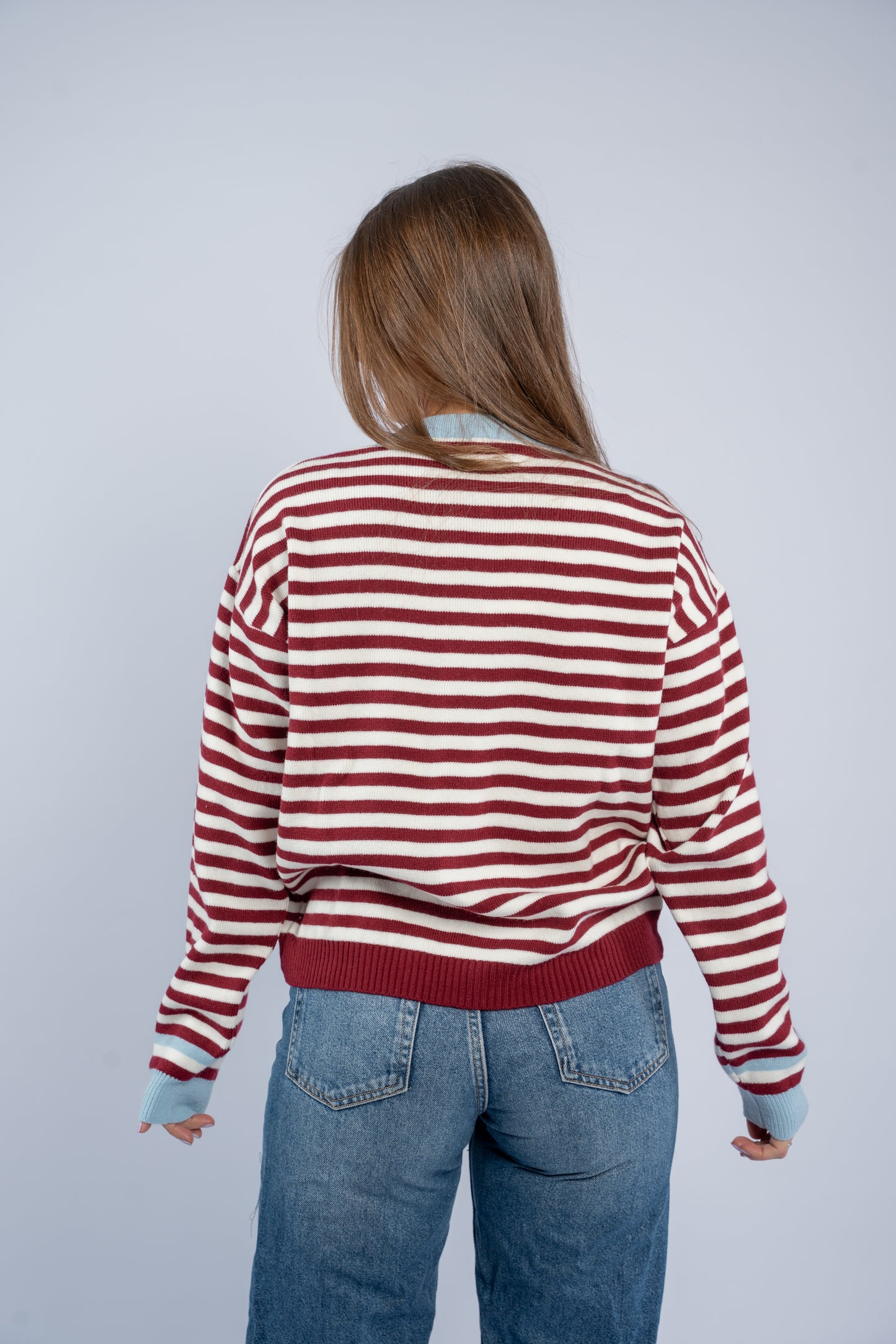 Striped cardigan