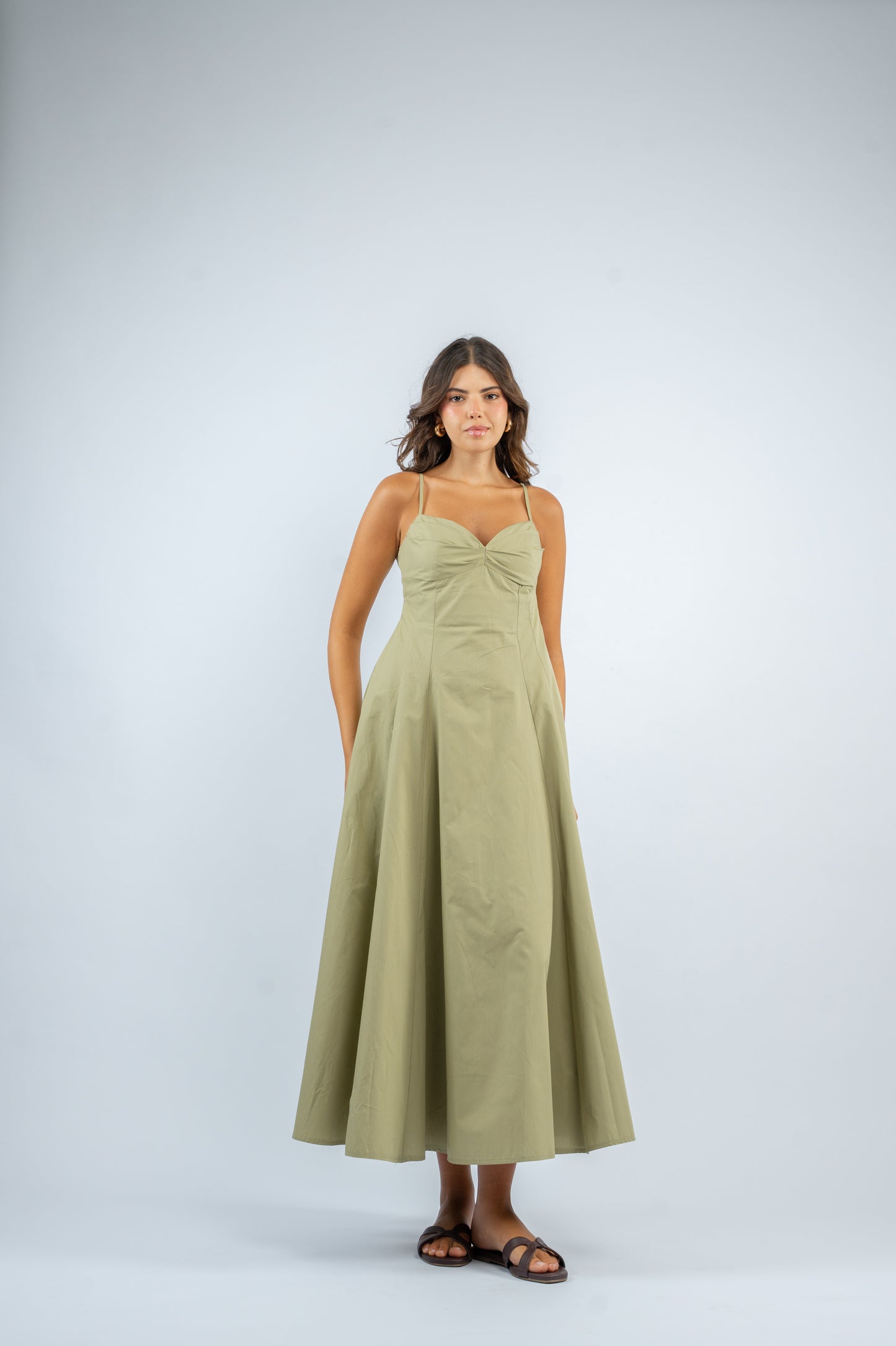 Bustier maxi dress