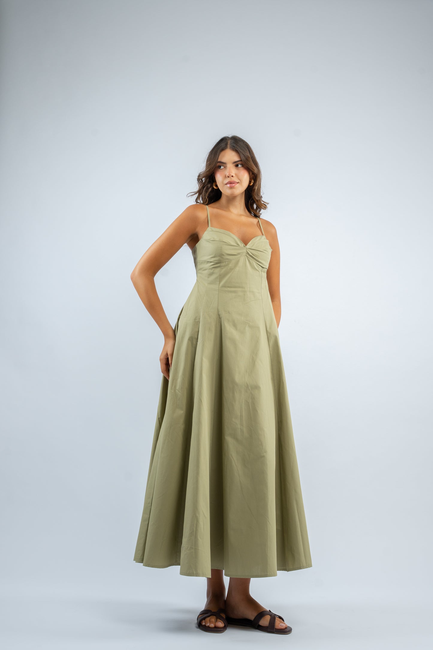 Bustier maxi dress