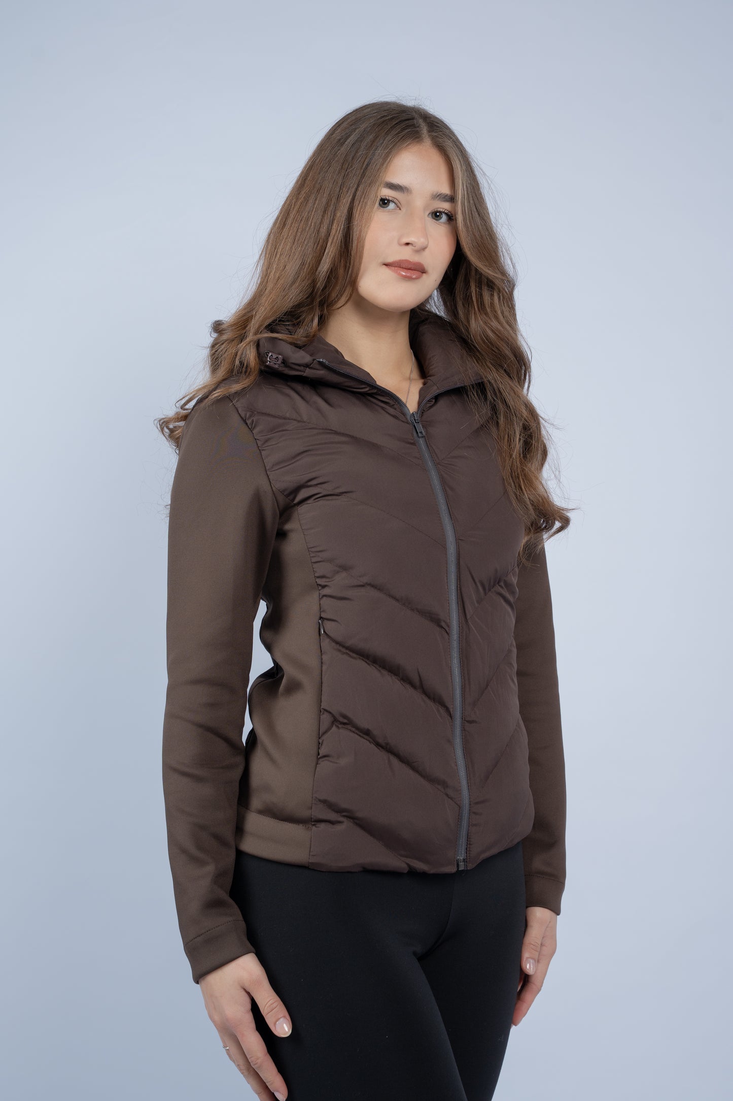 Cocoa puffer jacket