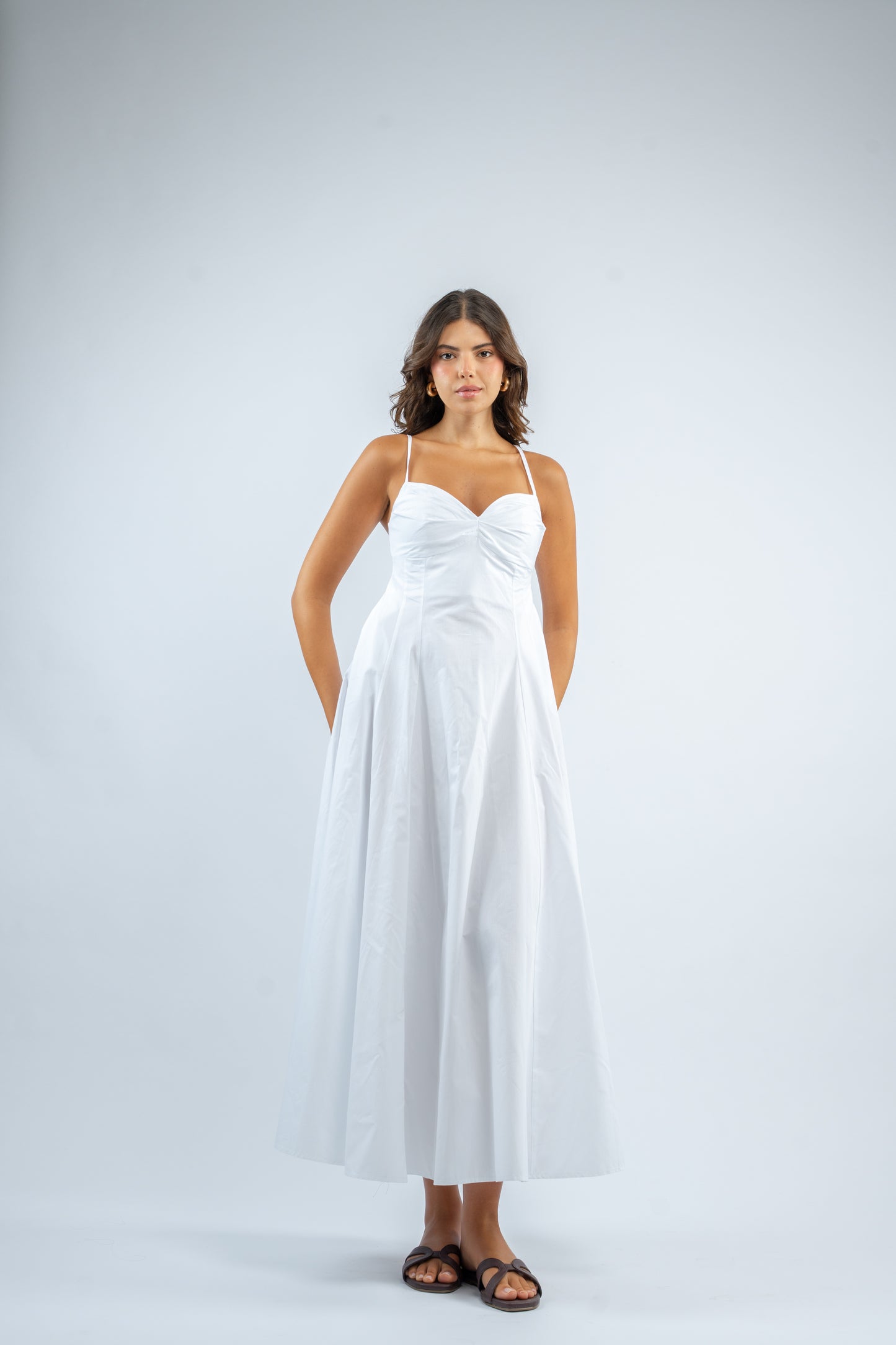 Bustier maxi dress
