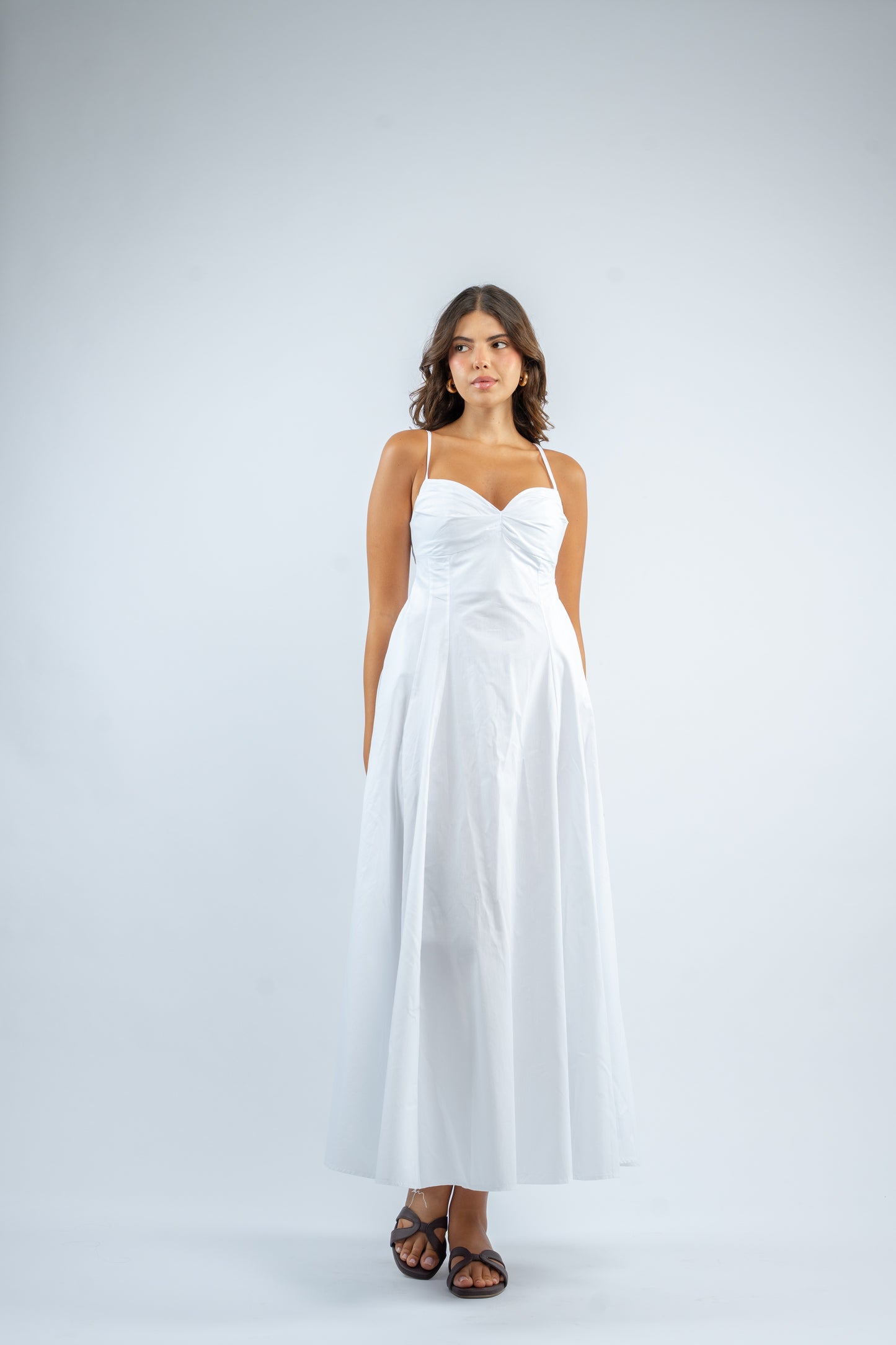 Bustier maxi dress