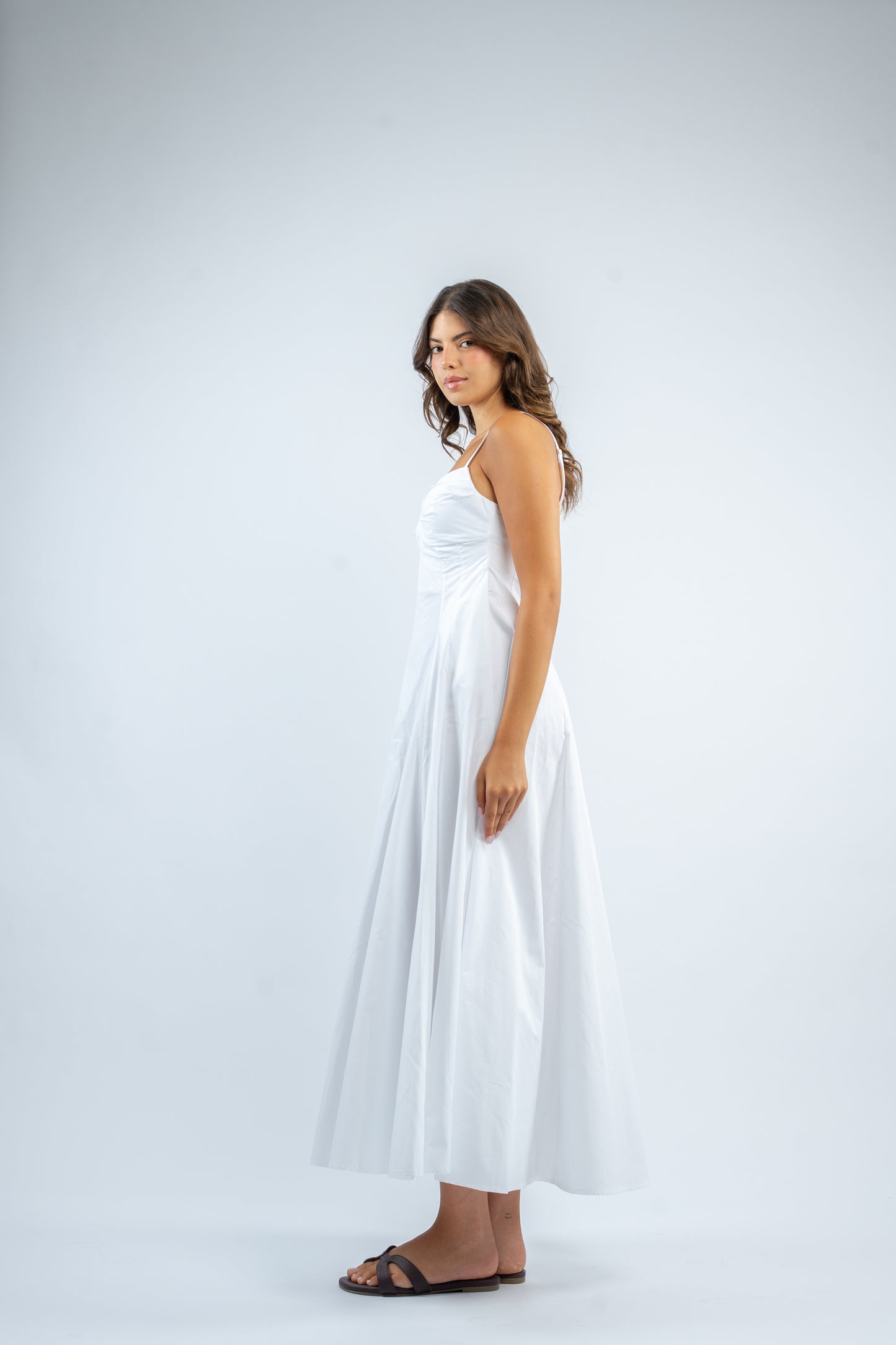 Bustier maxi dress
