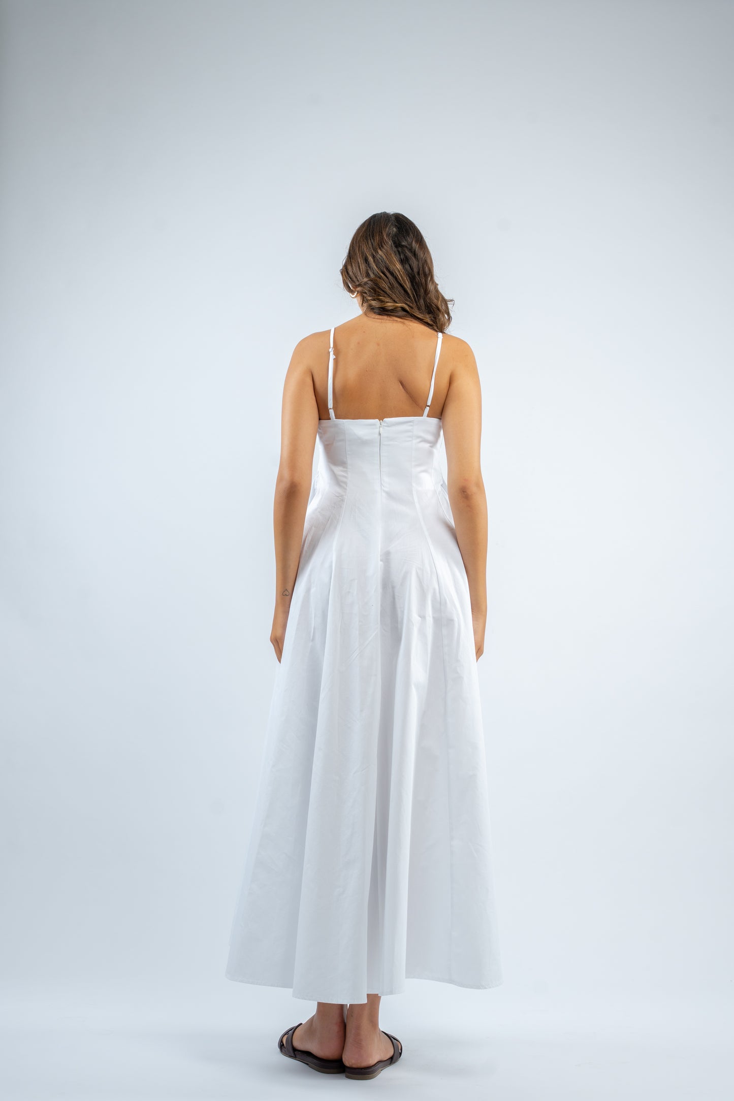 Bustier maxi dress
