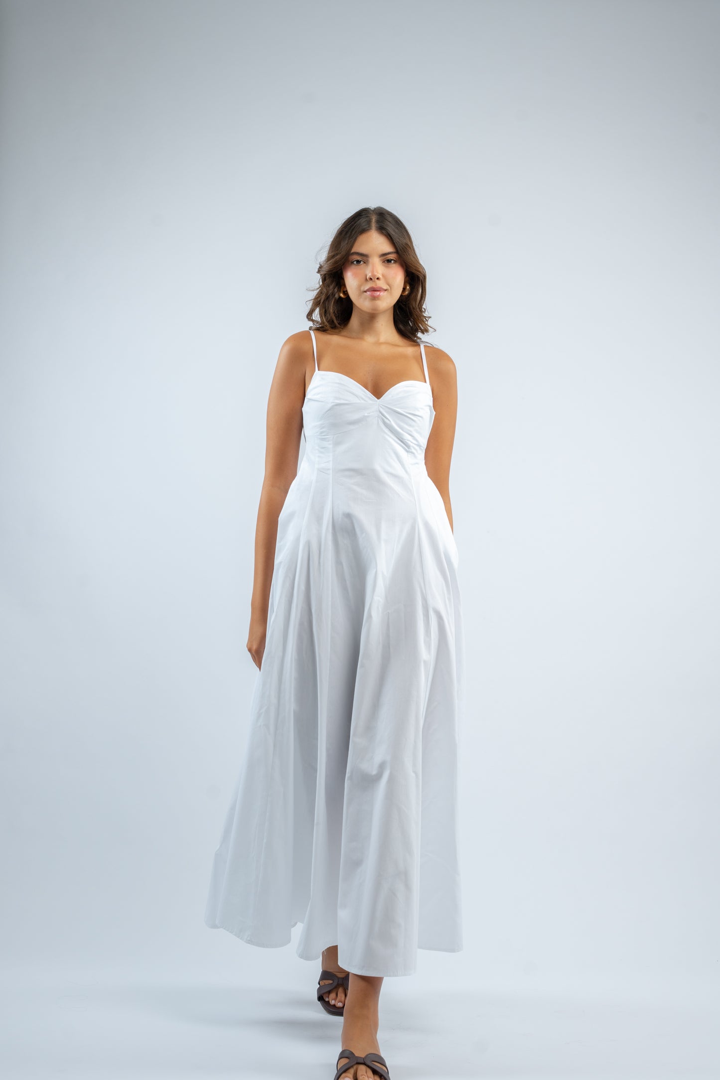 Bustier maxi dress