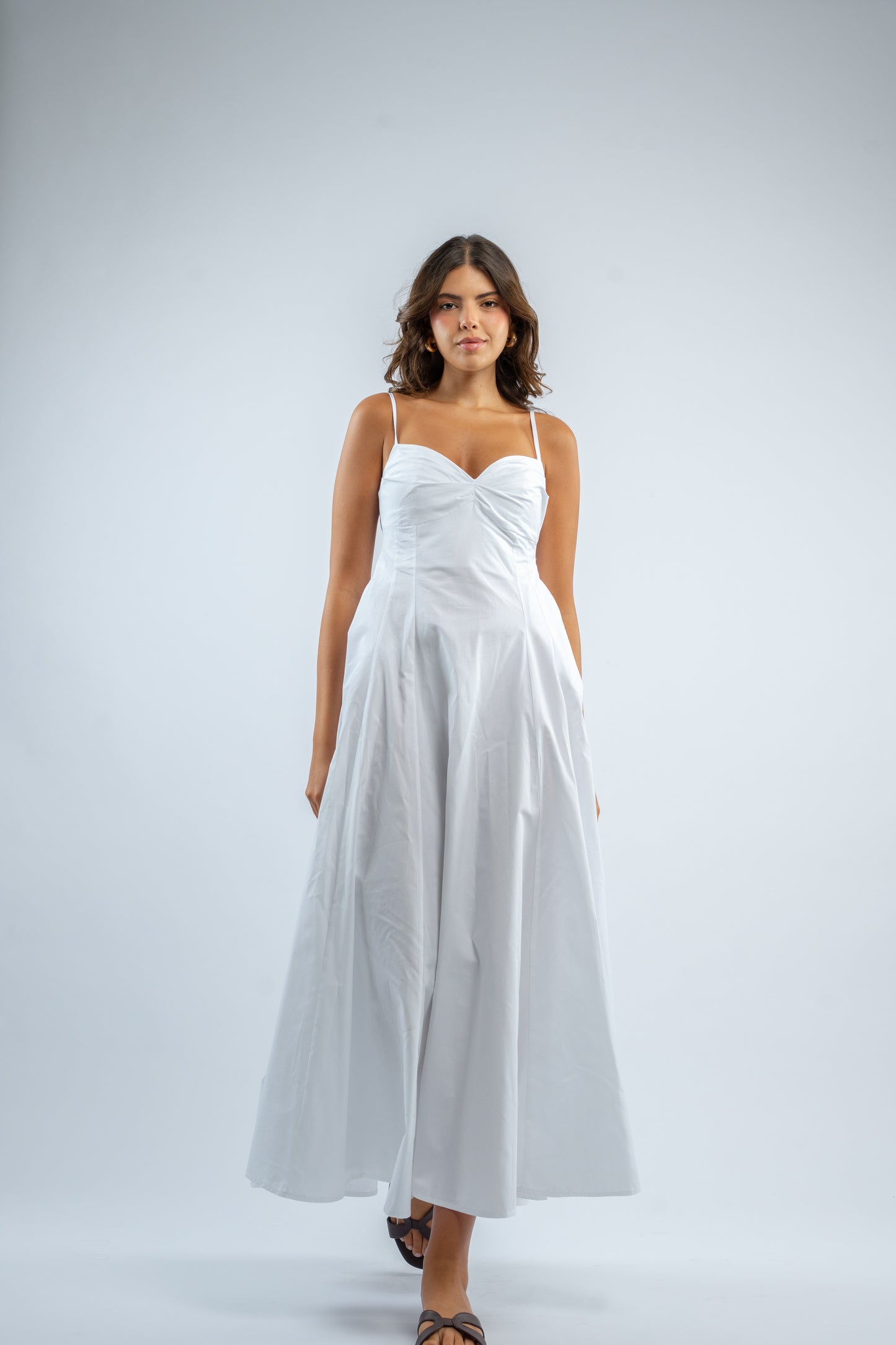 Bustier maxi dress