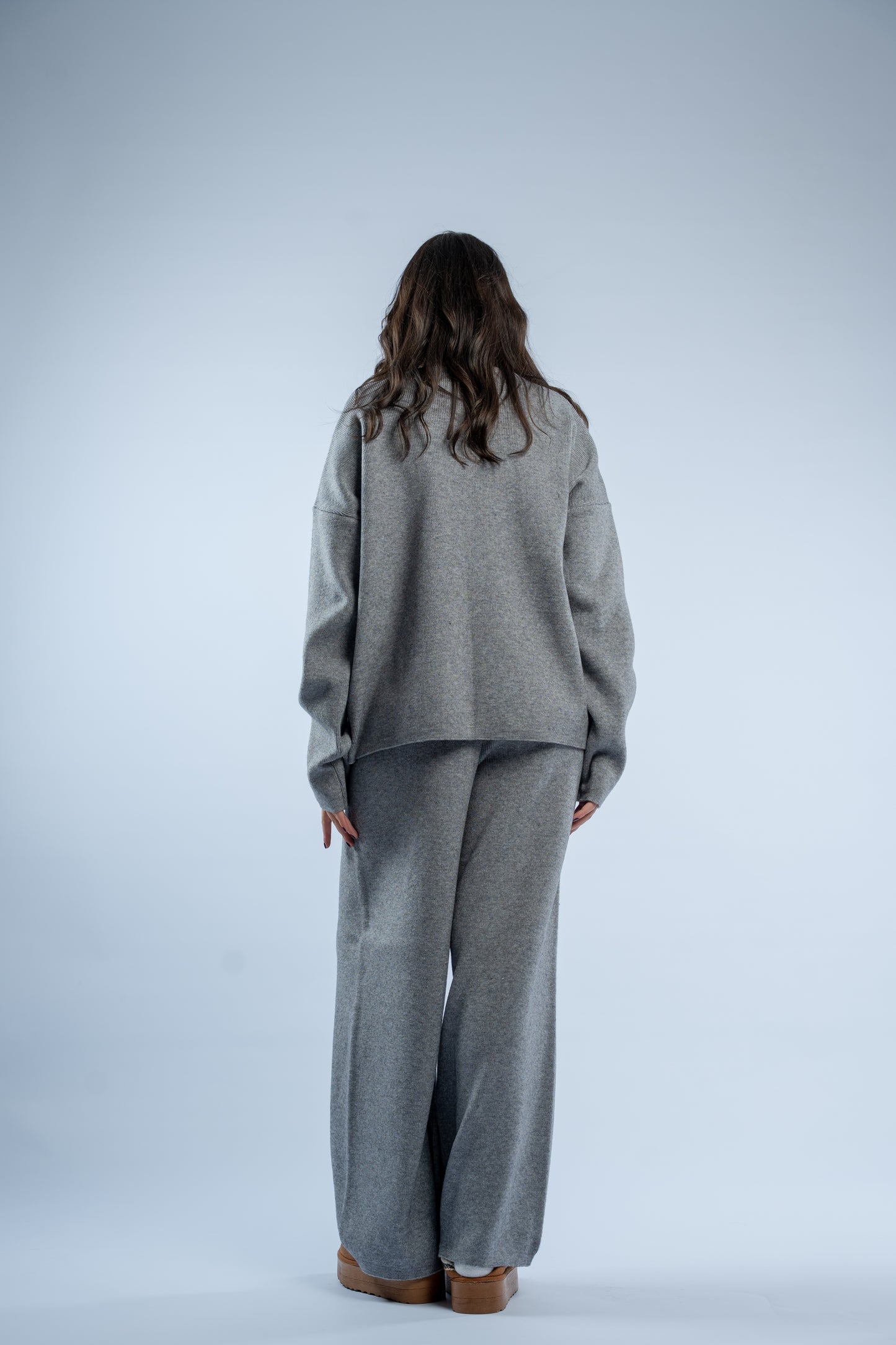 Soft layers knit set