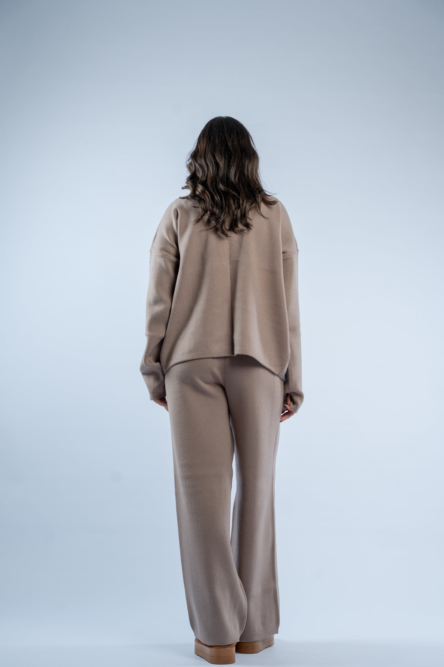 Soft layers knit set