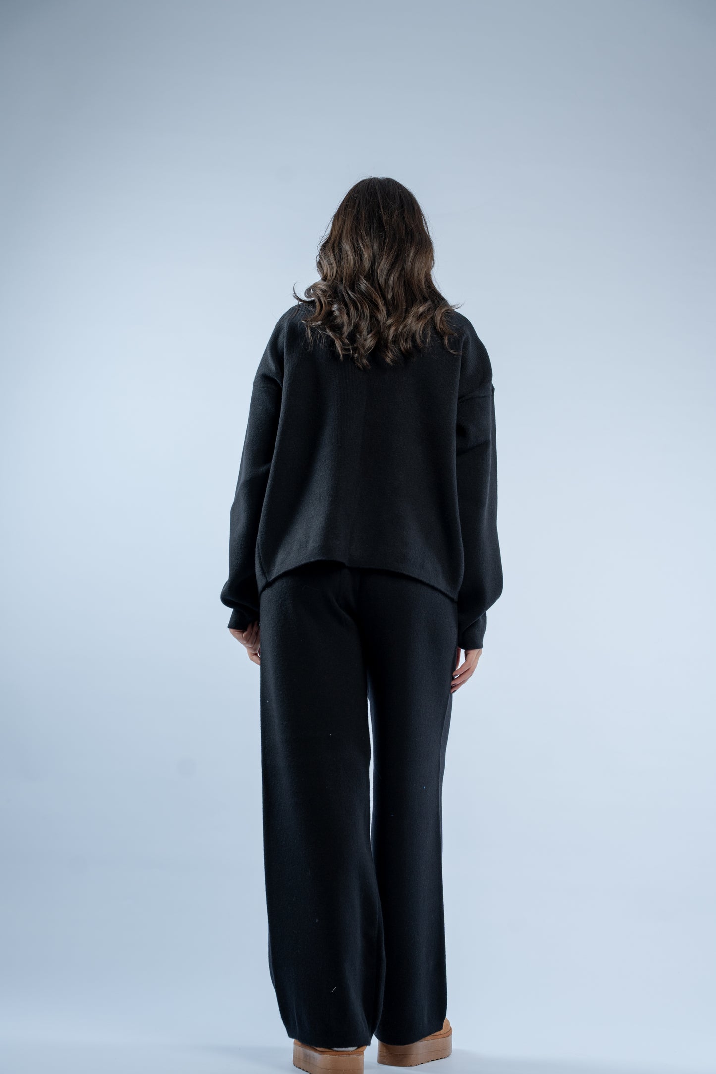 Soft layers knit set