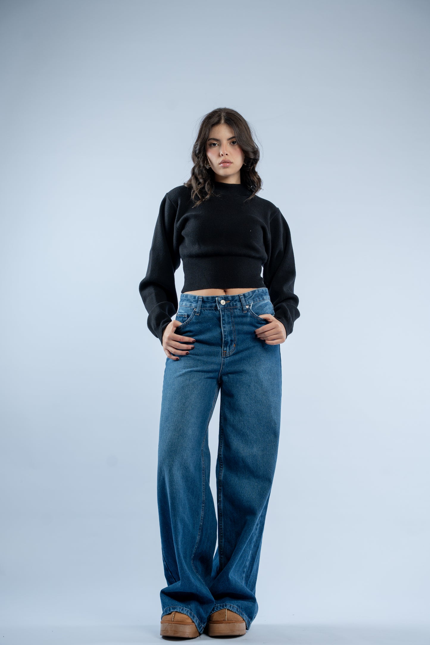 Contour knit top