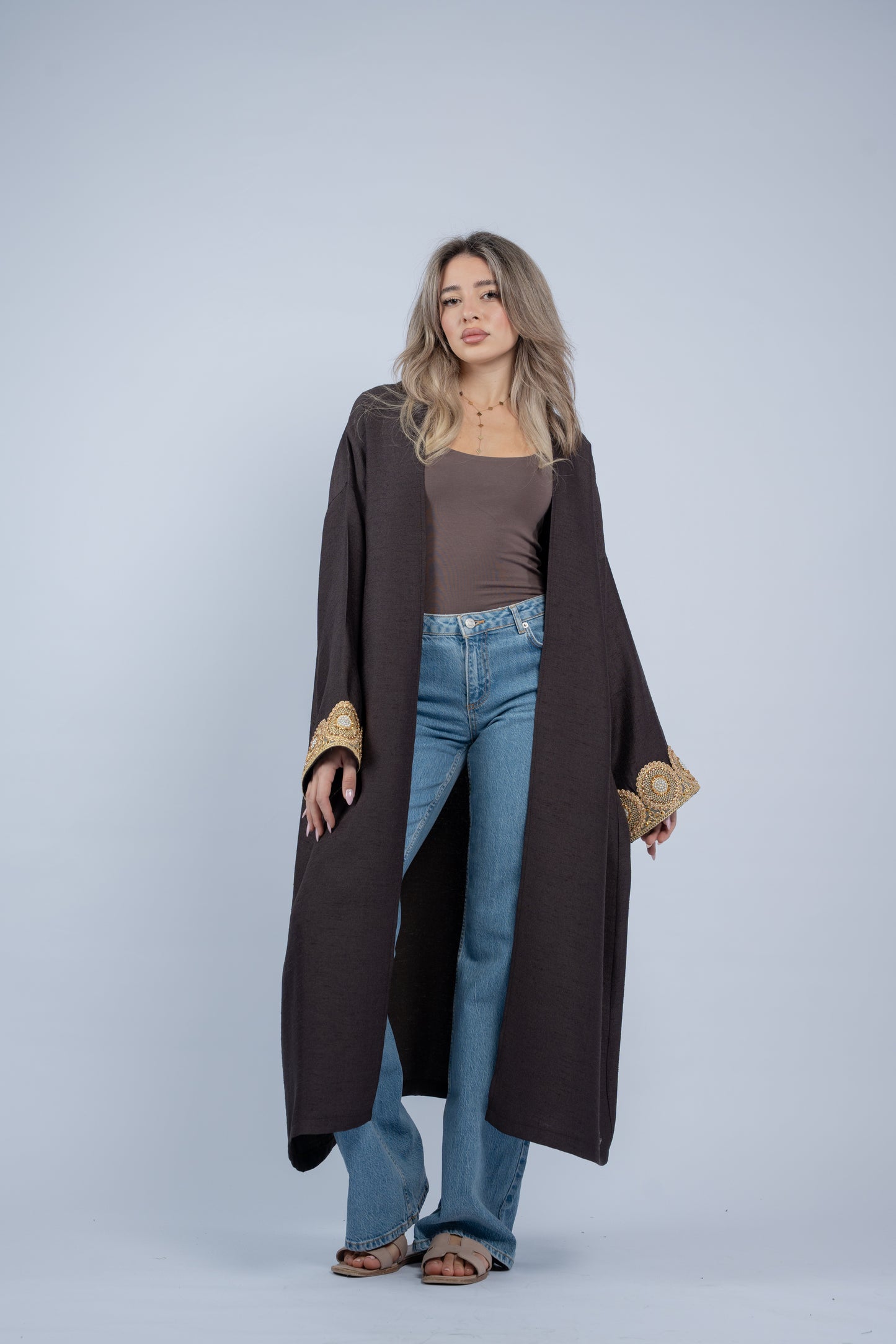 Gold Medallion Abaya