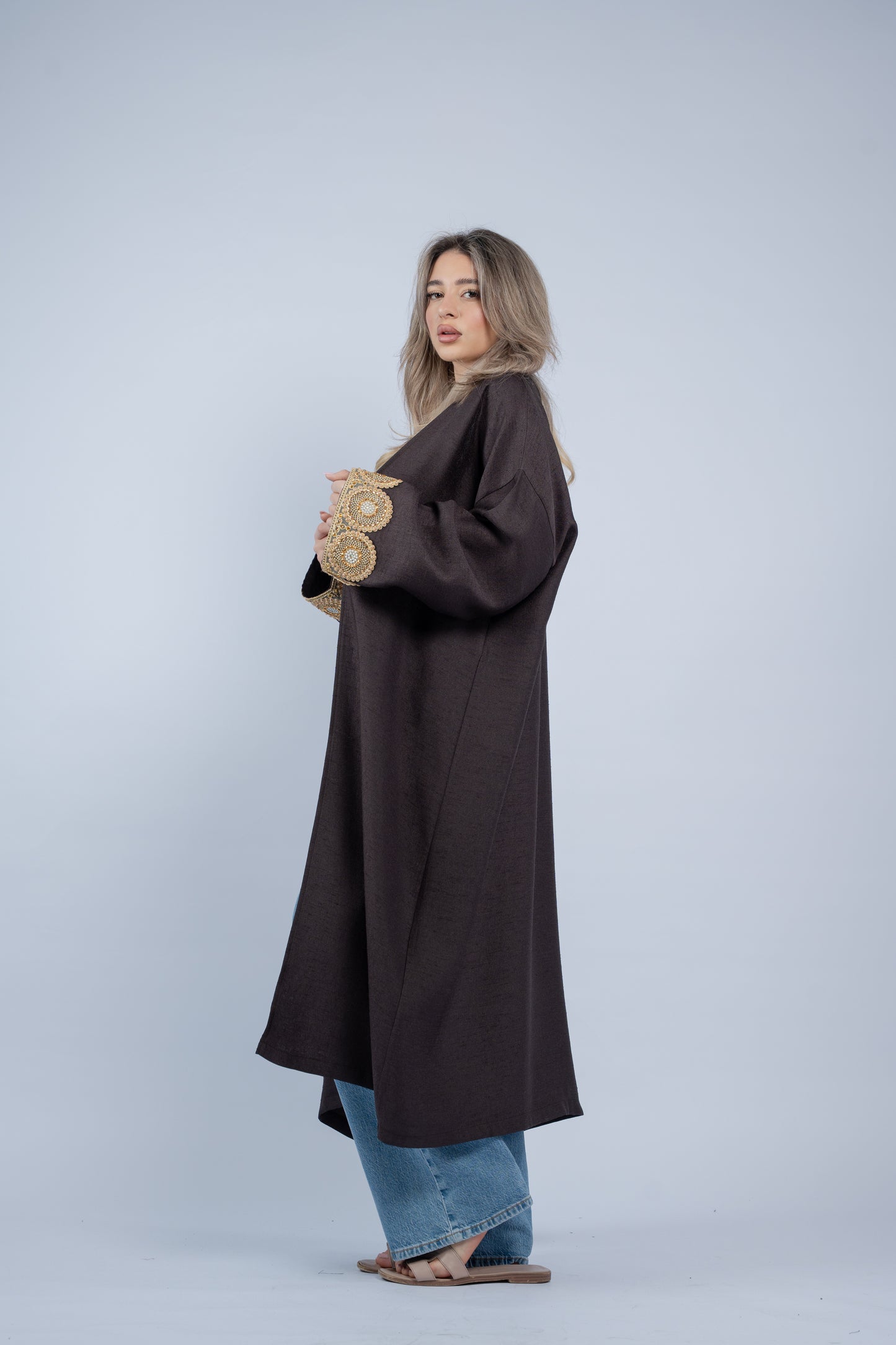 Gold Medallion Abaya