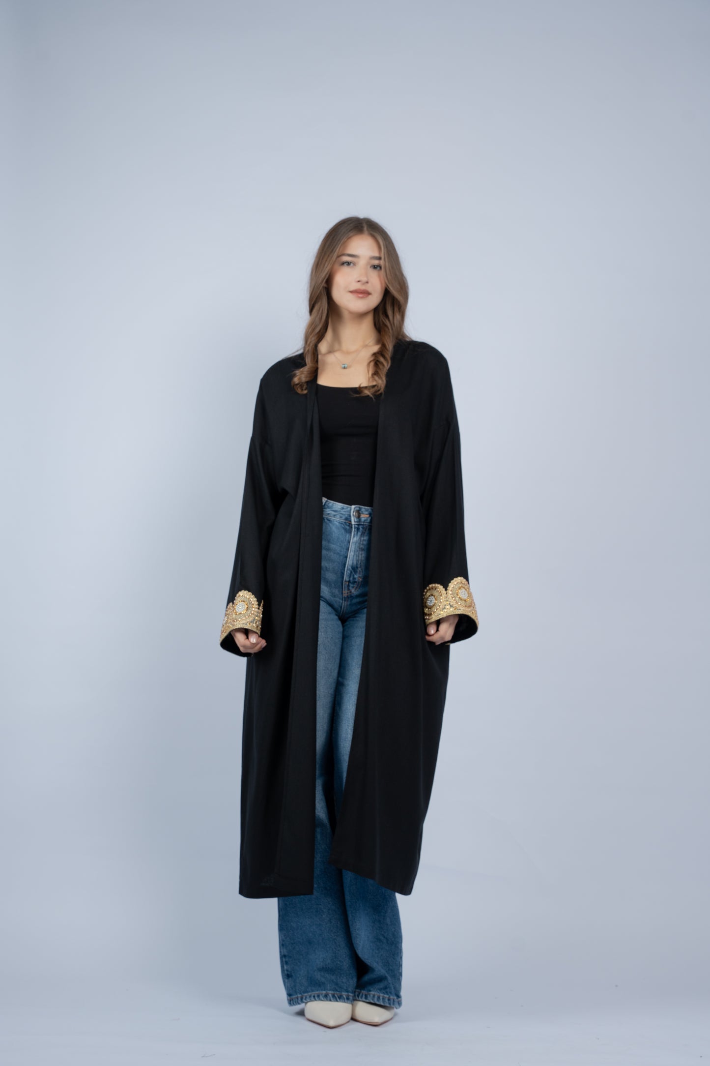 Gold Medallion Abaya