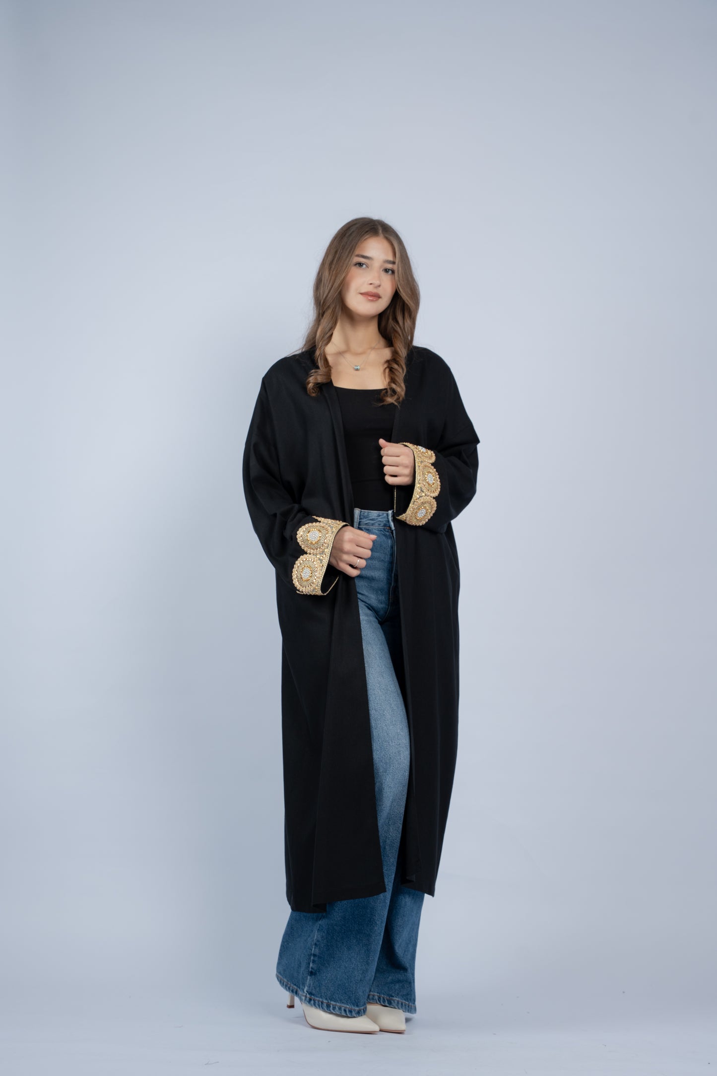 Gold Medallion Abaya