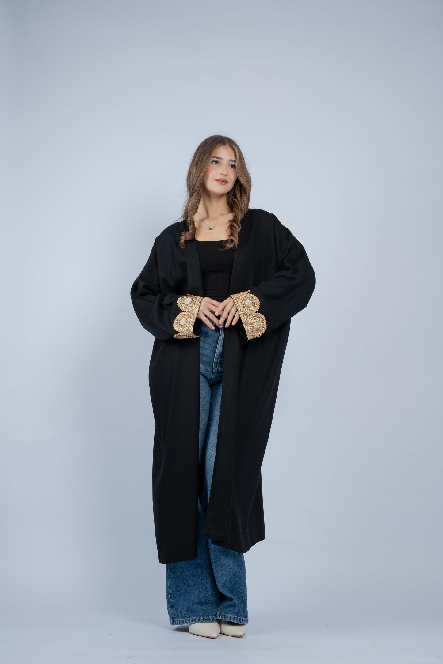 Gold Medallion Abaya