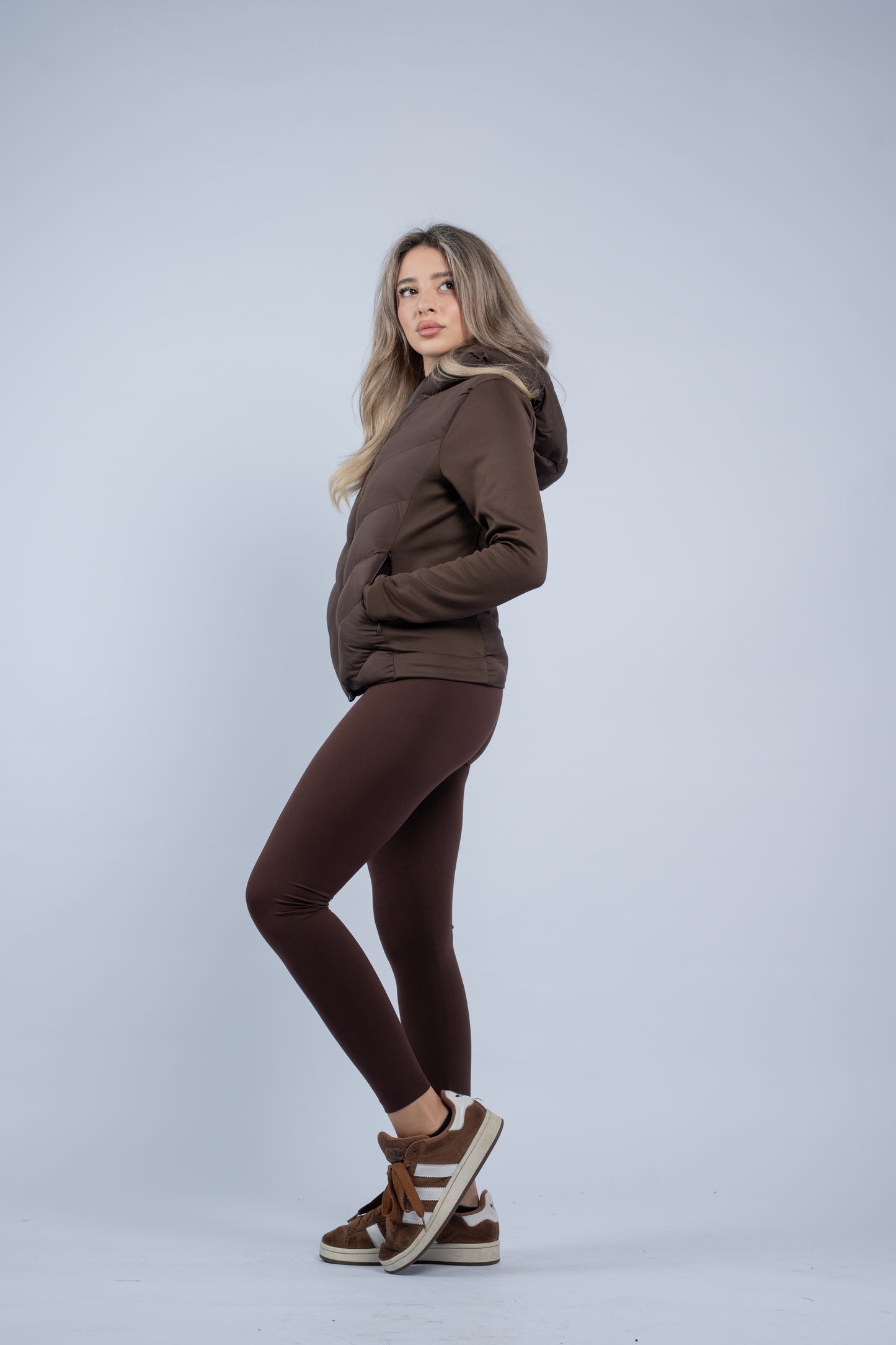 Brown leggings