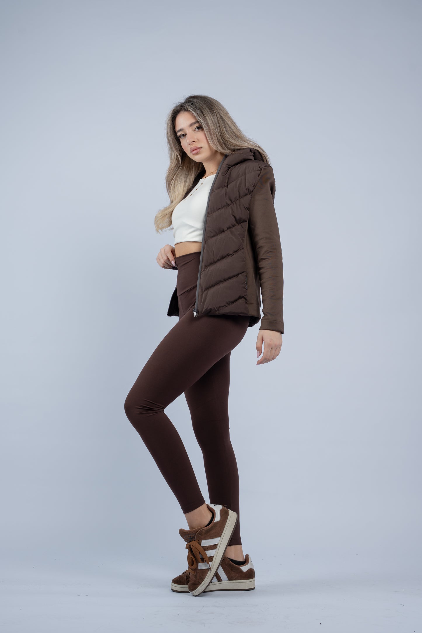 Brown leggings