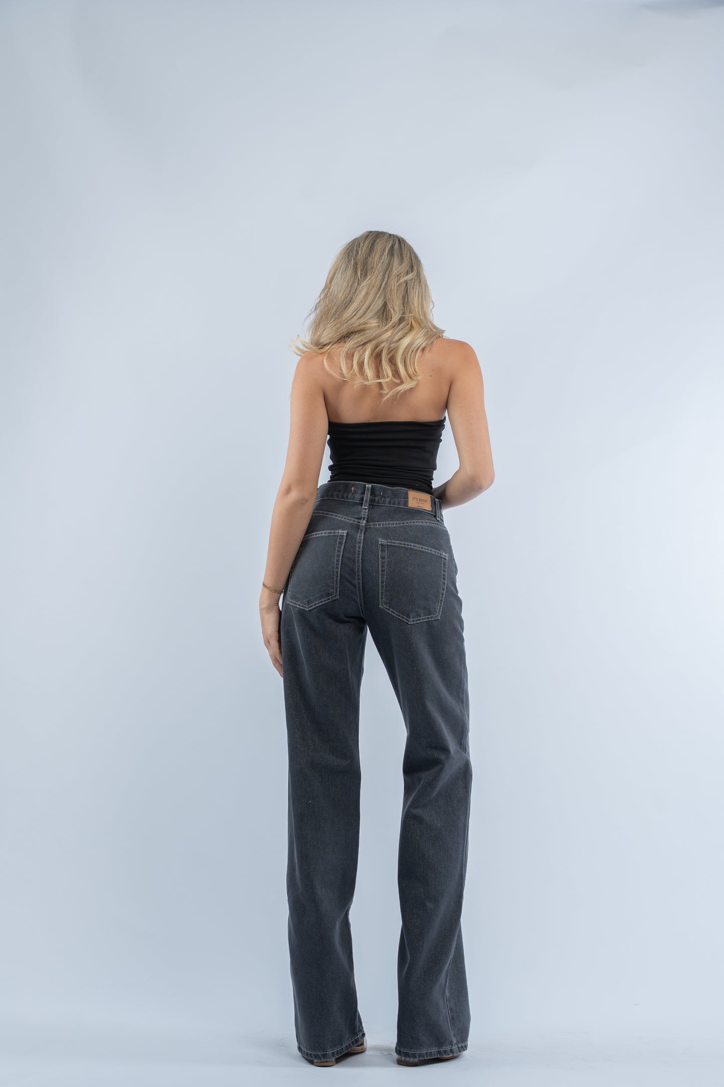 Midnight glitter jeans