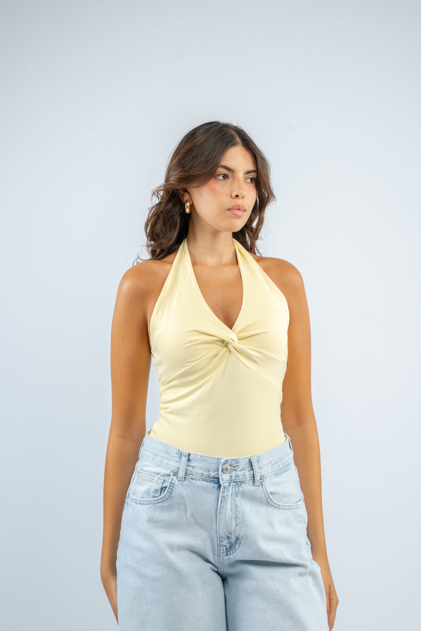 Twist knot halter top