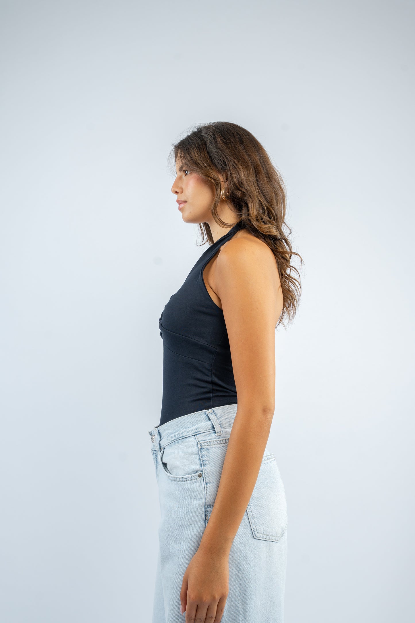 Twist knot halter top