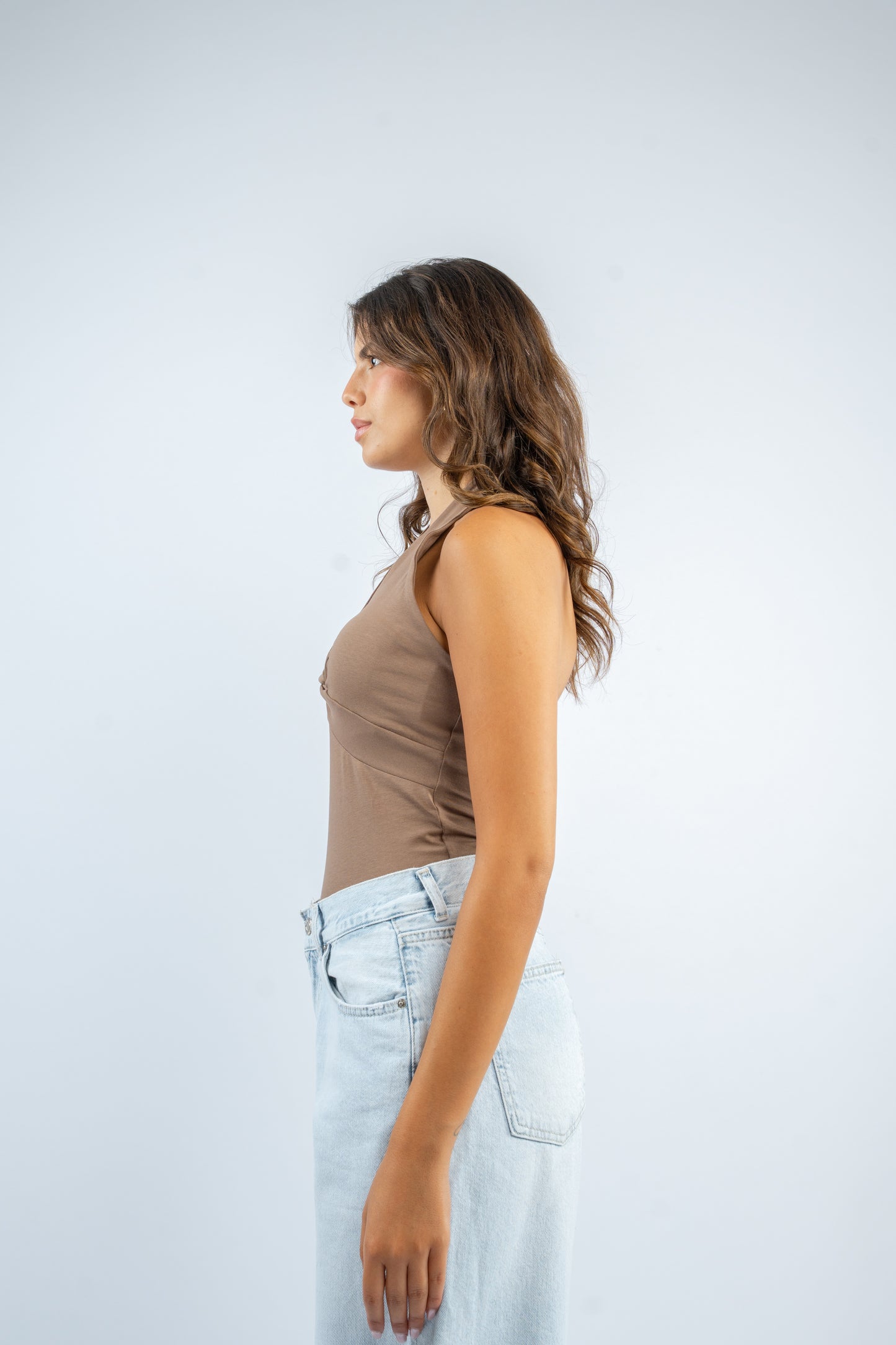 Twist knot halter top