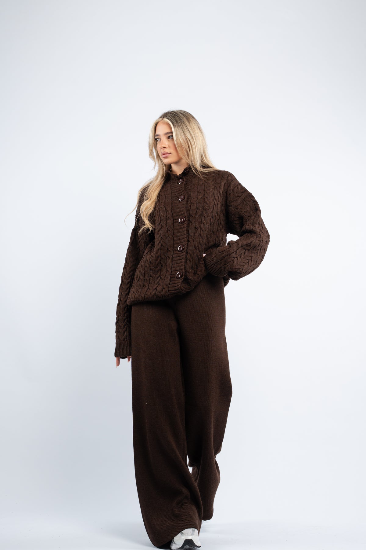 Cardigan braided set