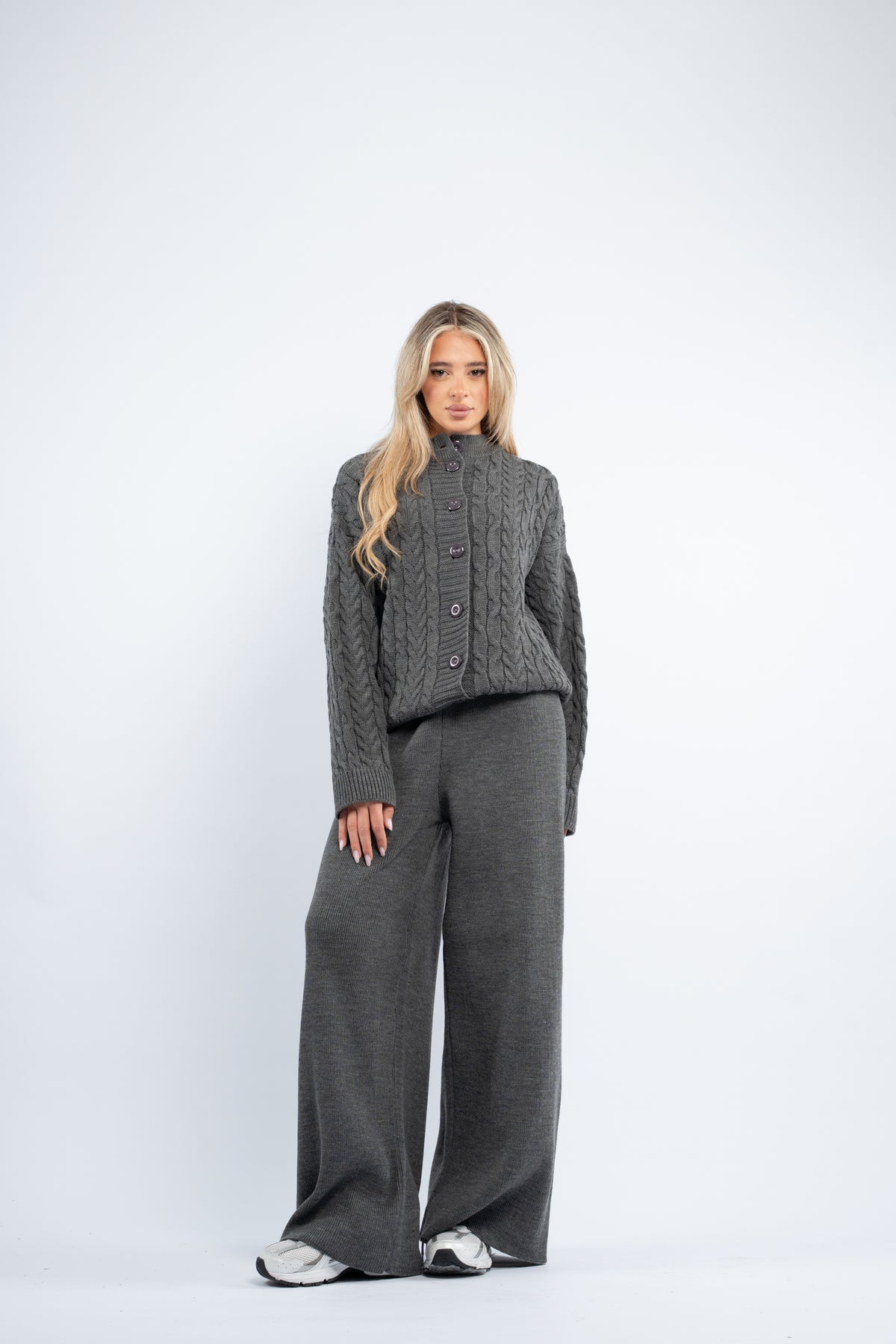 Cardigan braided set