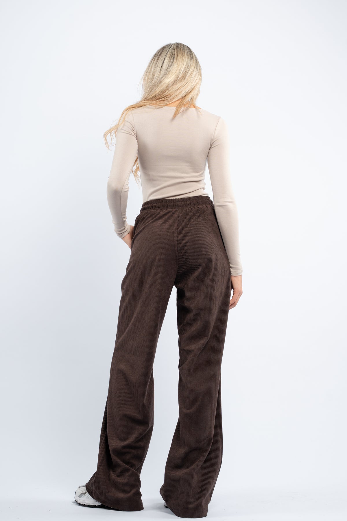Ribbed corduroy pants