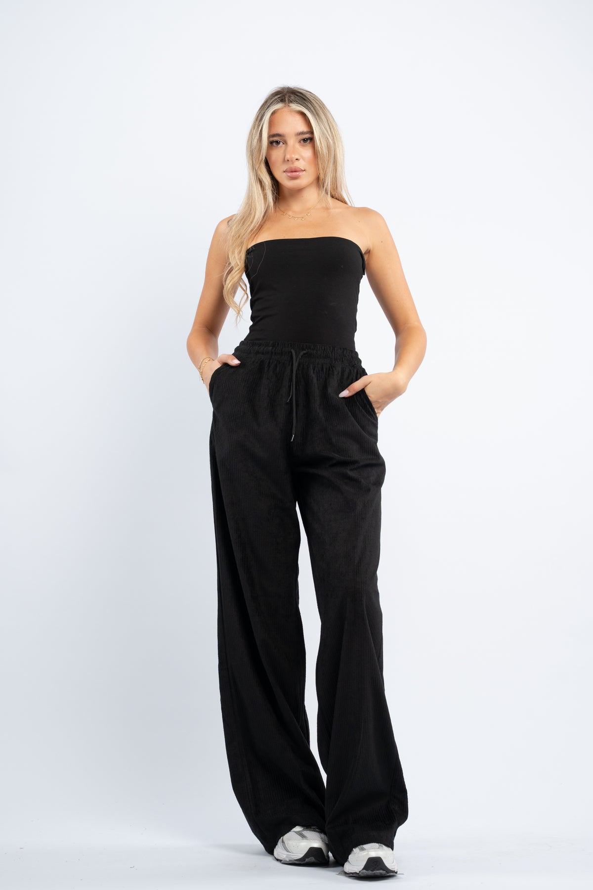 Ribbed corduroy pants