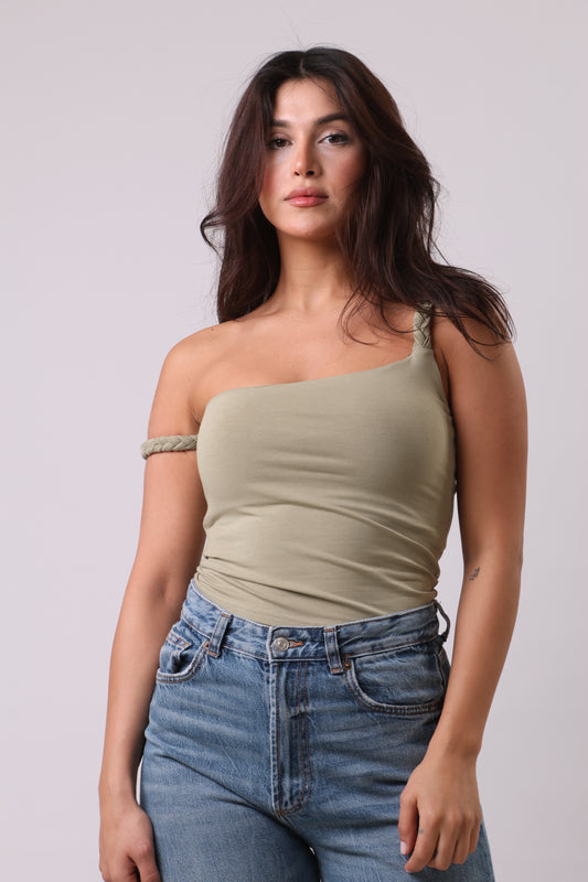 Braided straps top