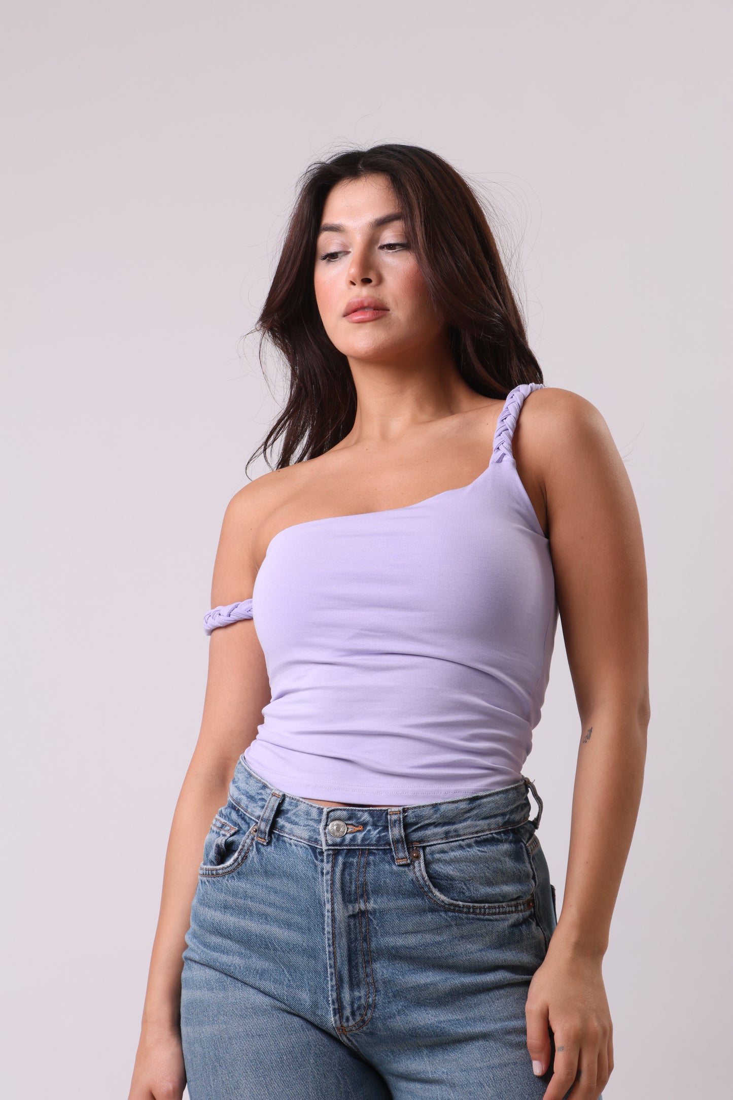 Braided straps top