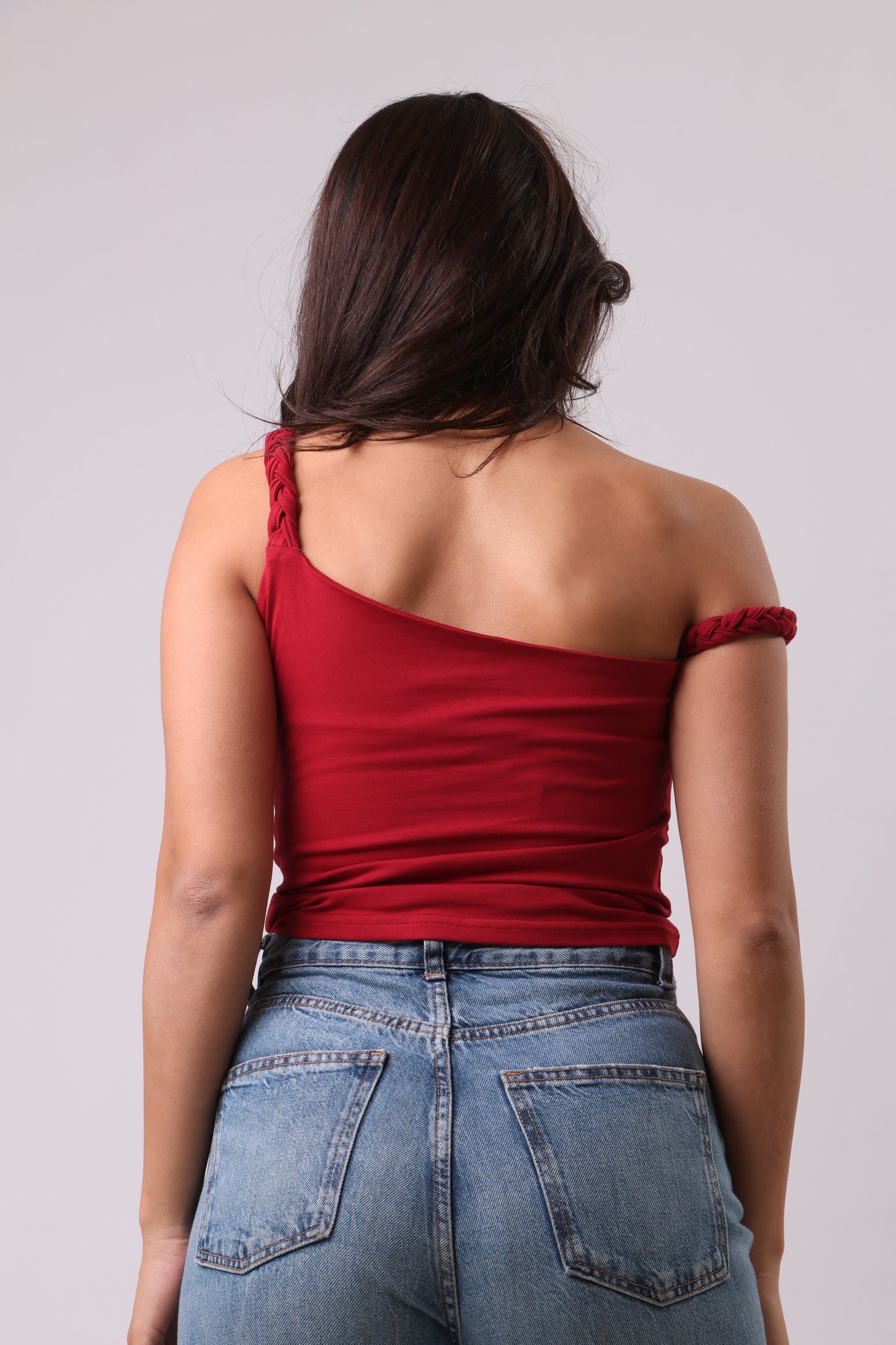 Braided straps top