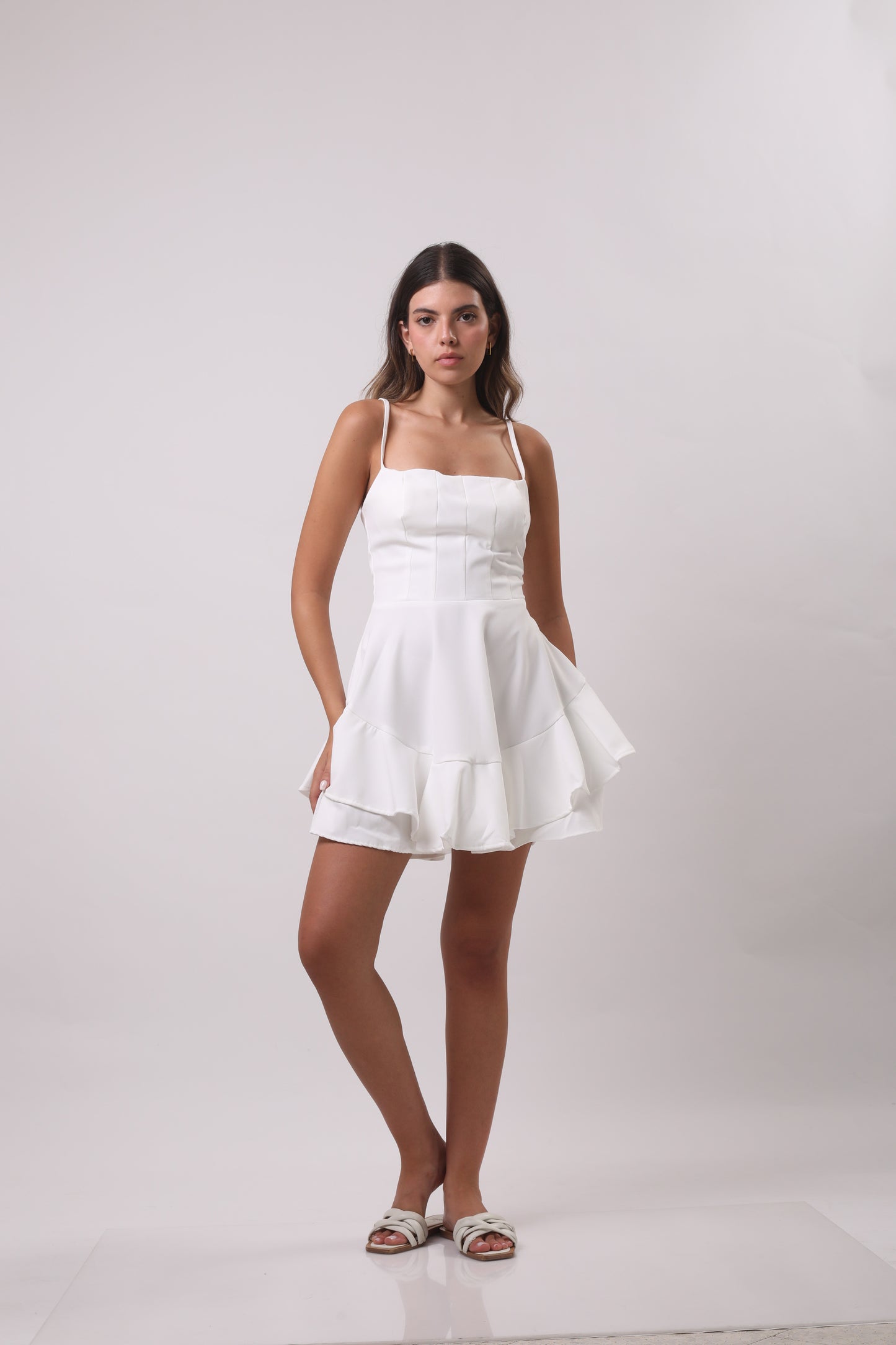 Mini padded dress