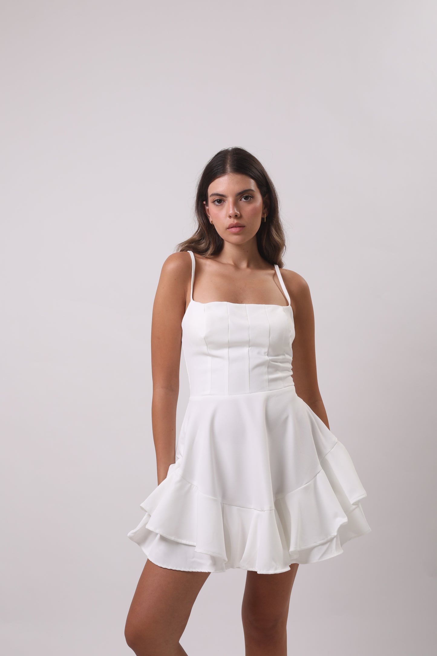 Mini padded dress