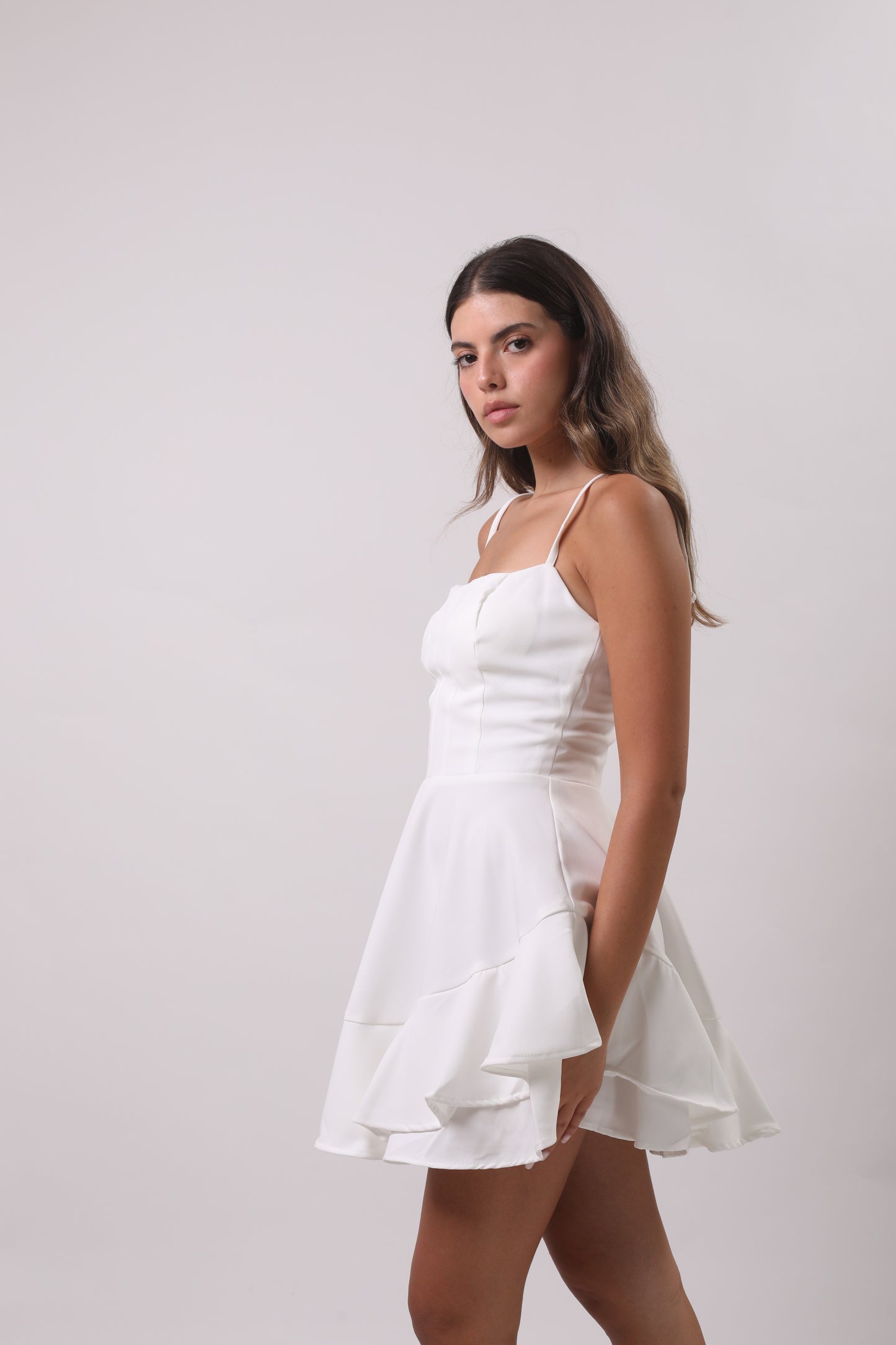 Mini padded dress